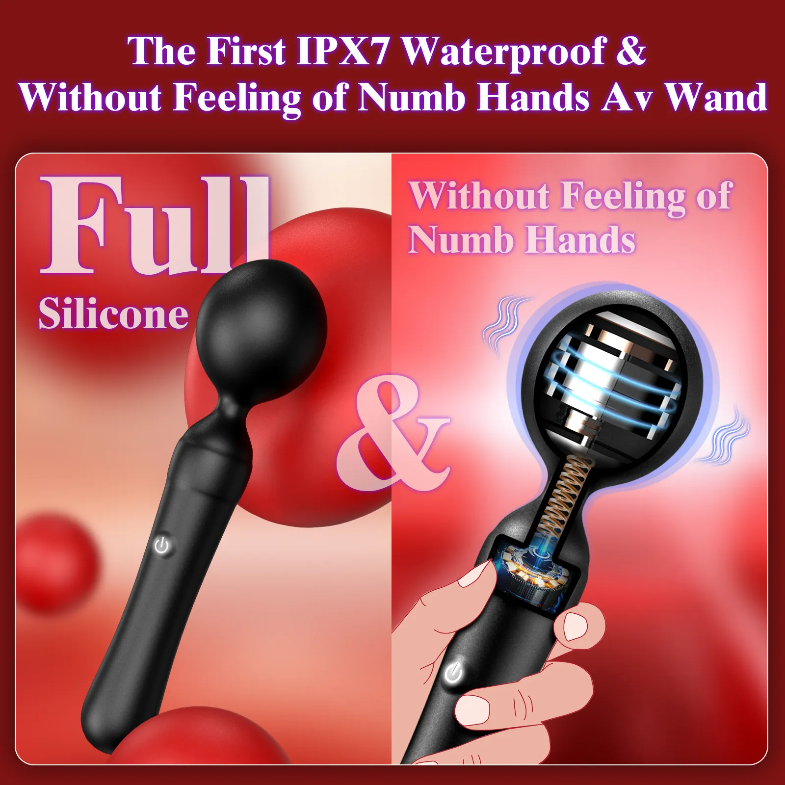 Powerful Vibrating Wand Massager