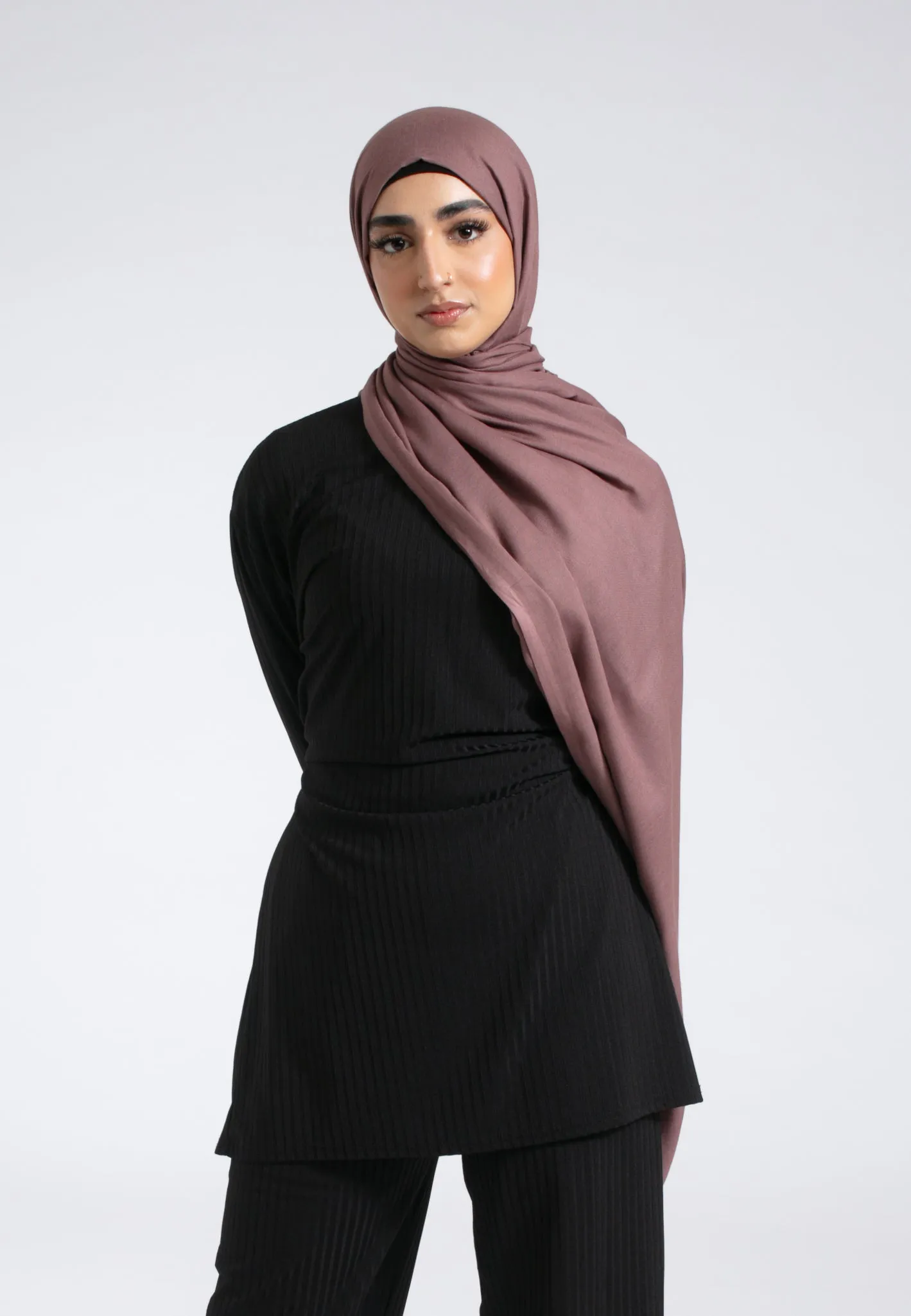 Premium Modal Hijab - Mauve