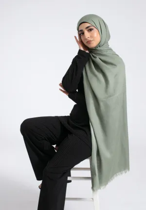 Premium Modal Hijab - Sage Green
