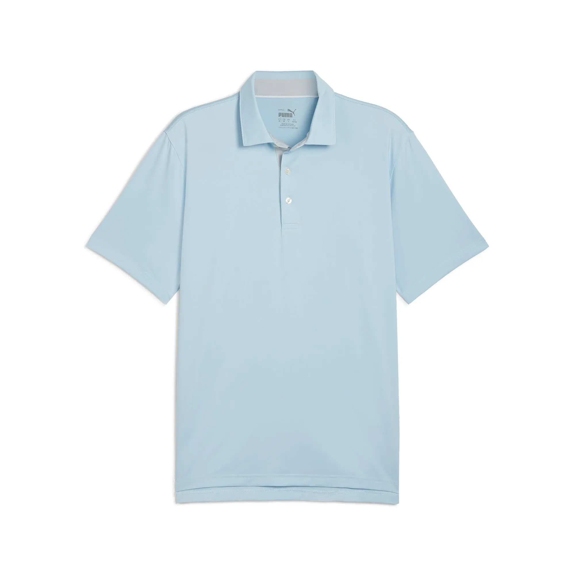 Puma MATTR Brigade Men's Polo Shirt - Silver Sky/Ash Gray