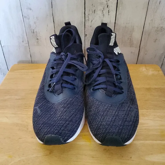 Puma Mens ENZO BETA WOVEN V3 Blue Sneakers