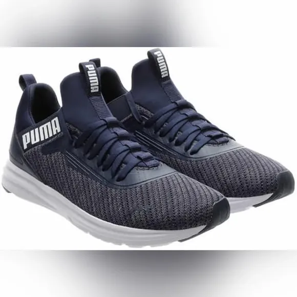 Puma Mens ENZO BETA WOVEN V3 Blue Sneakers