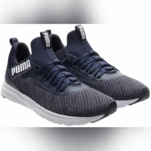Puma Mens ENZO BETA WOVEN V3 Blue Sneakers