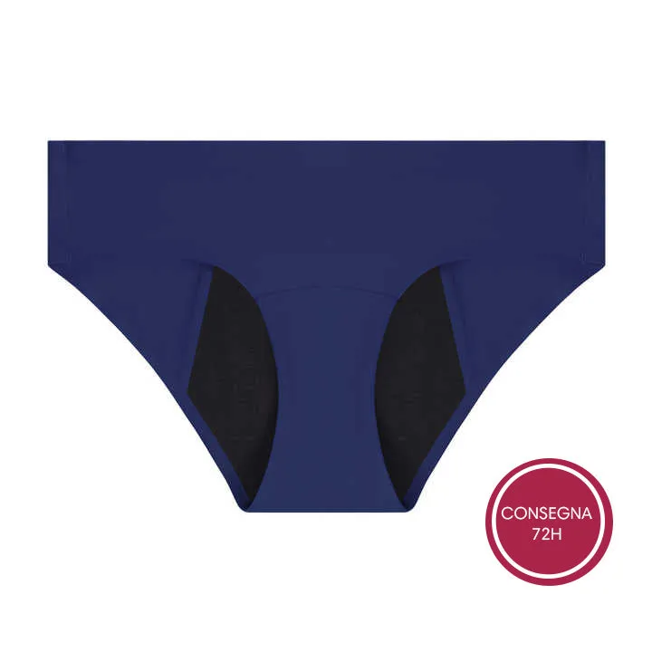 Pure Intimate Slip Blu - period-proof swimwear