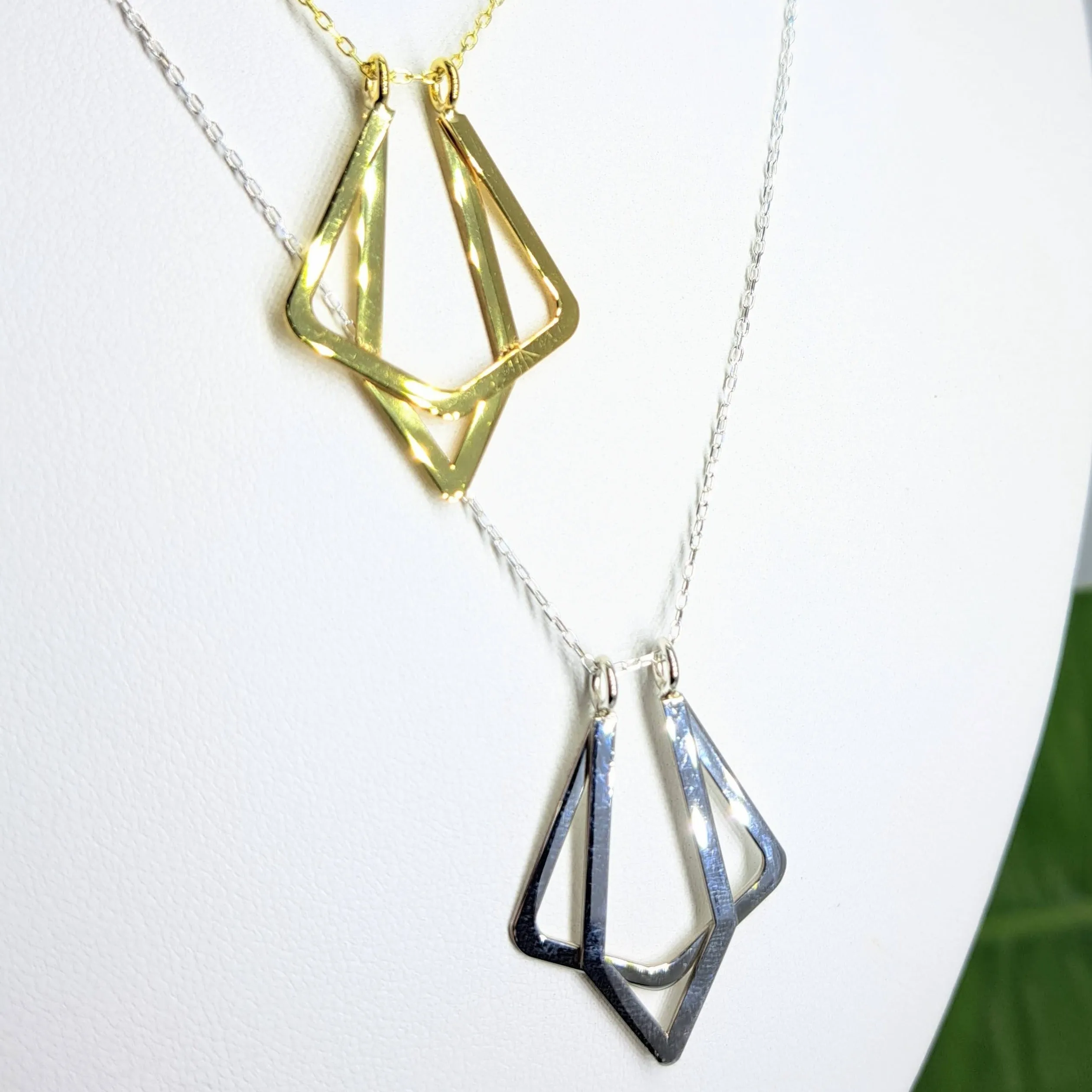 "Ring-A-Ling" 16"-18" Ring Keeping Necklace - Sterling or Gold Over Sterling