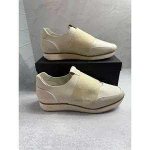 Rag &amp; Bone Women’s Sneakers NY Dylan Elastic Runner in Cream Size 41 (US 11)