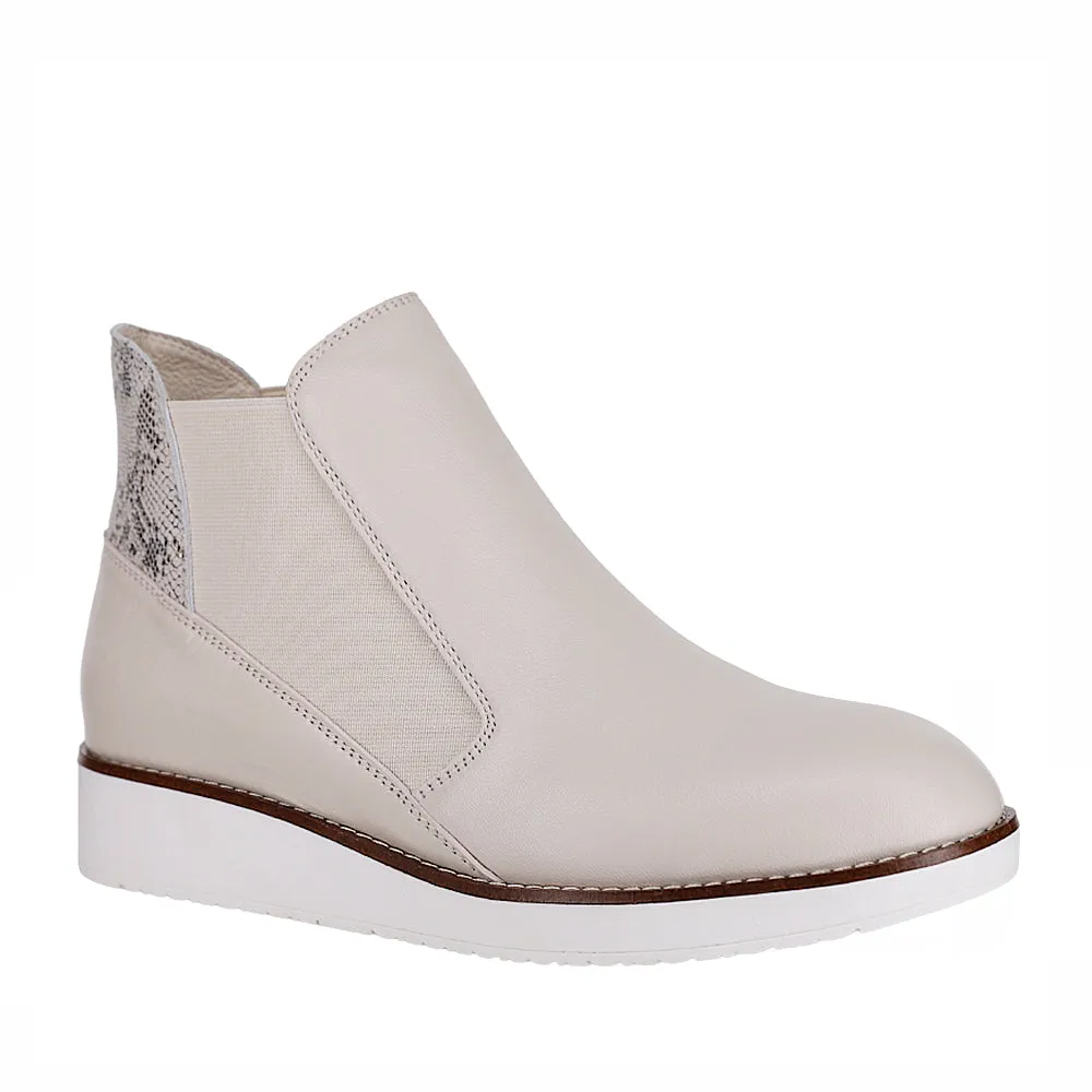 RALLY - Beige Snake Print