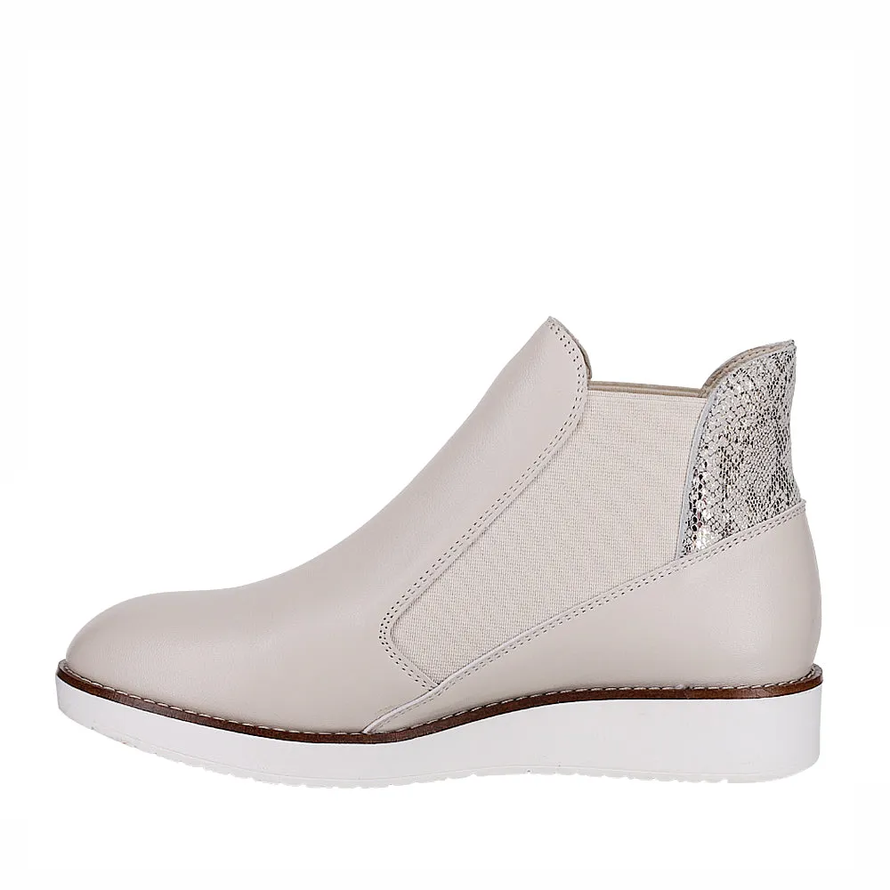 RALLY - Beige Snake Print