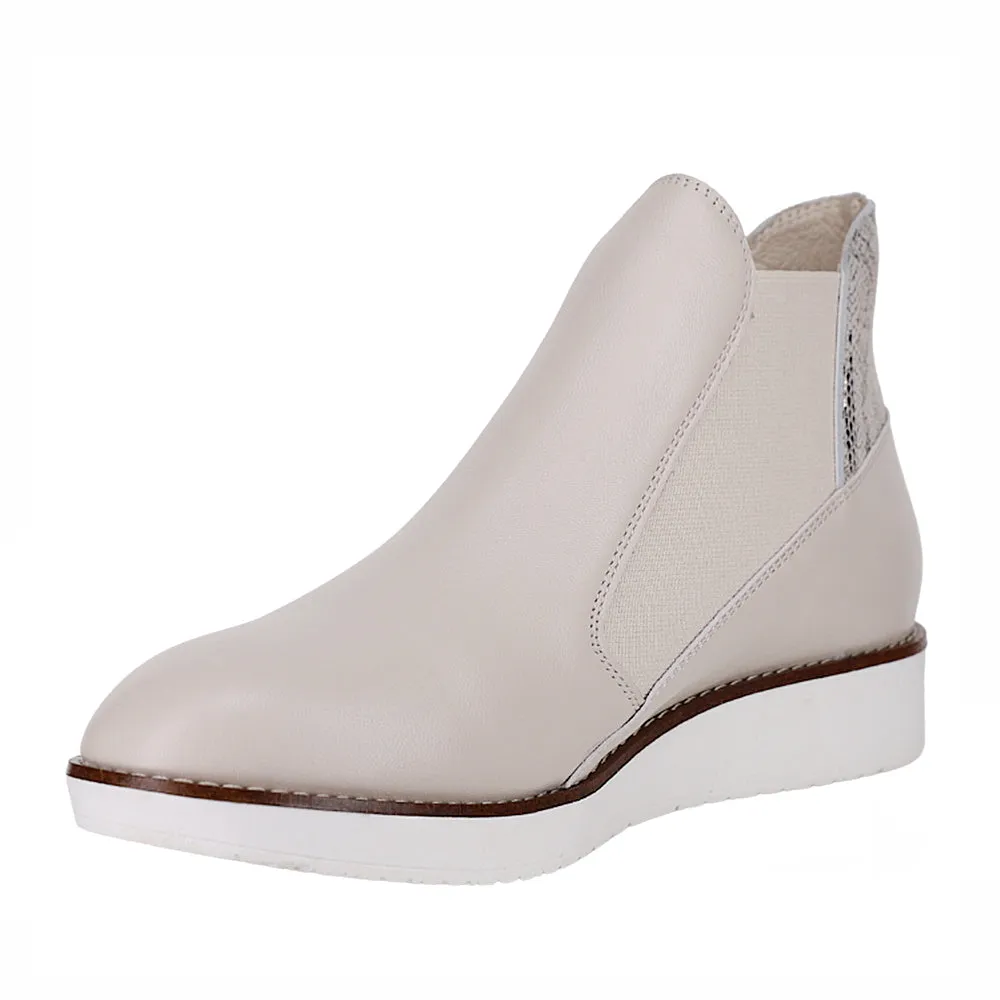 RALLY - Beige Snake Print