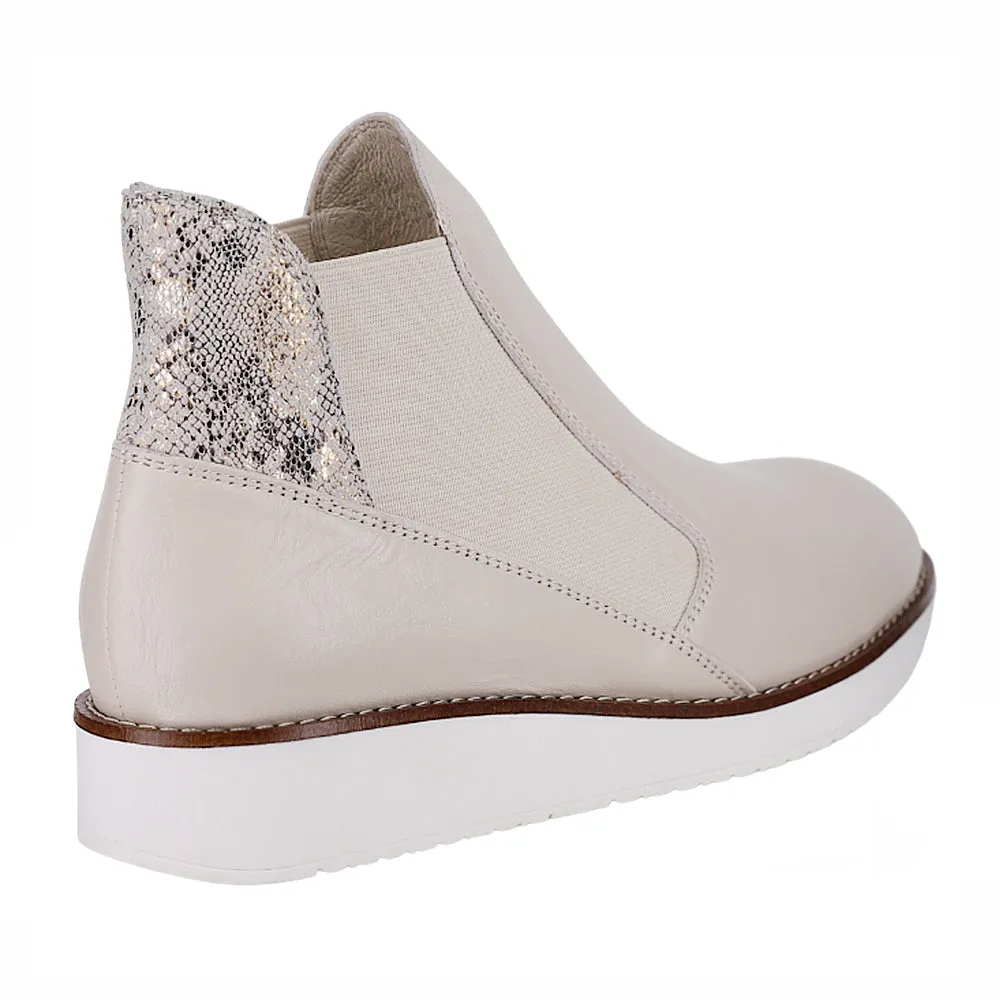 RALLY - Beige Snake Print
