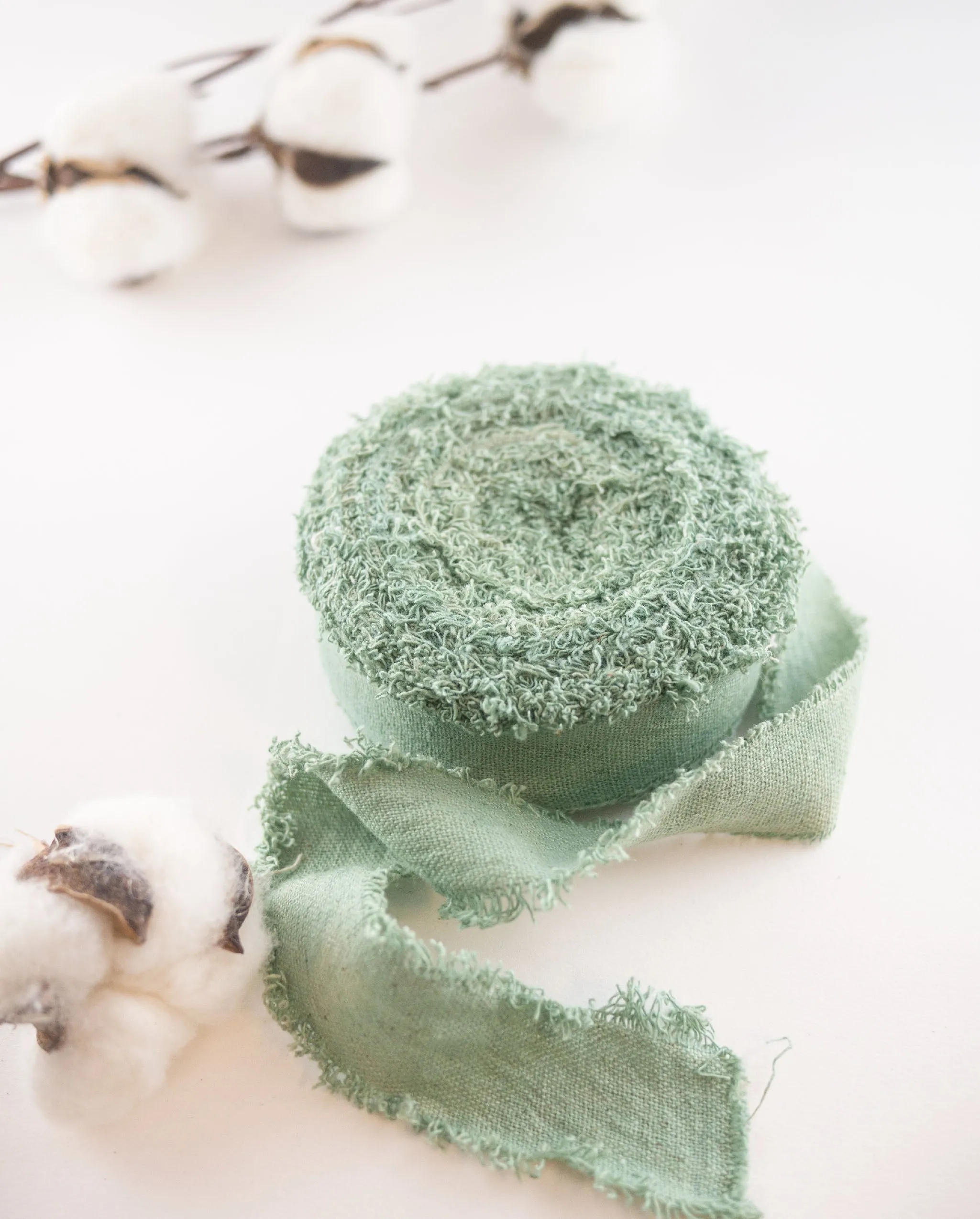 Recycled Cotton Frizz Ribbon, 14 m, 100 g