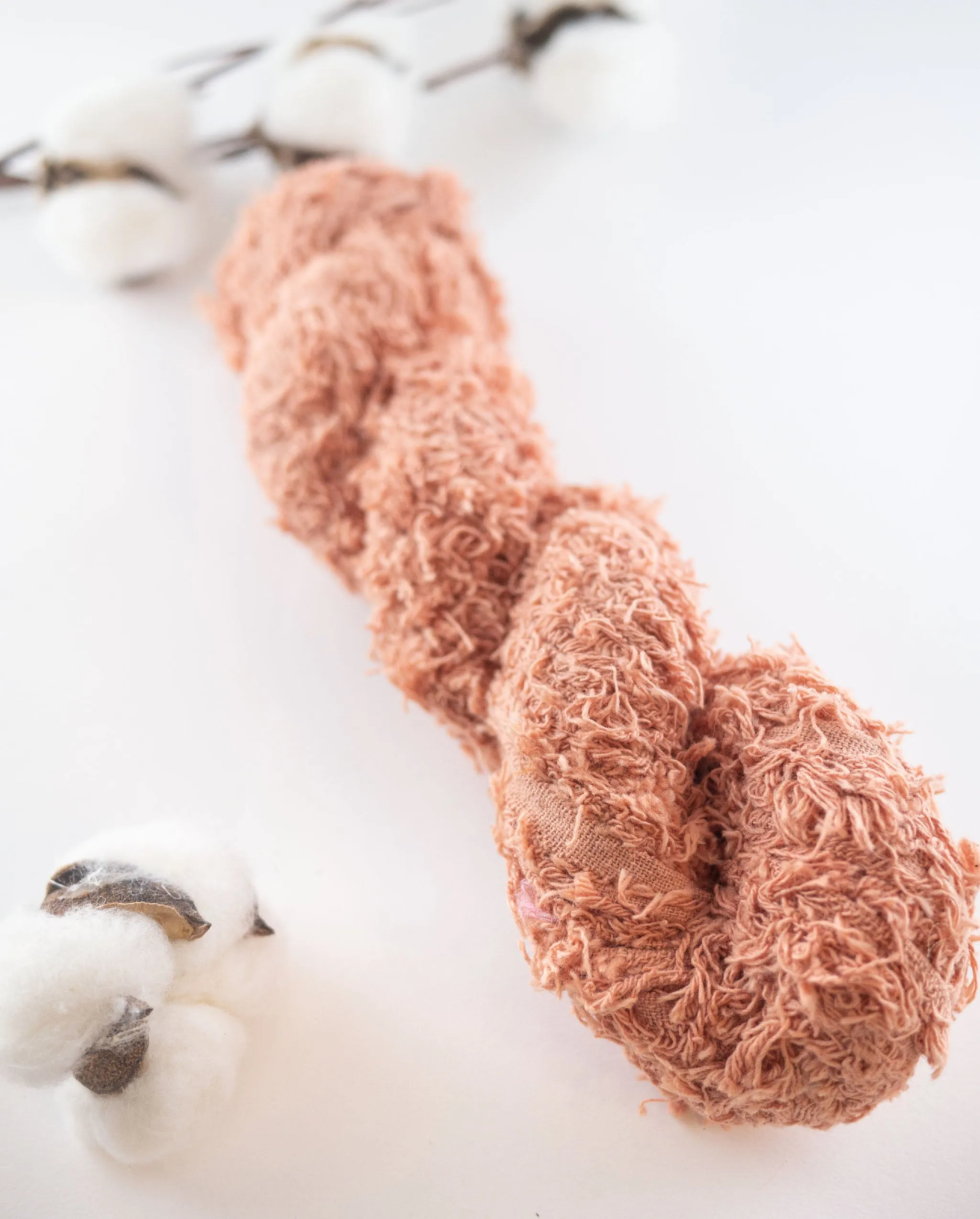 Recycled Cotton Frizz Ribbon, 30 m, 100 g