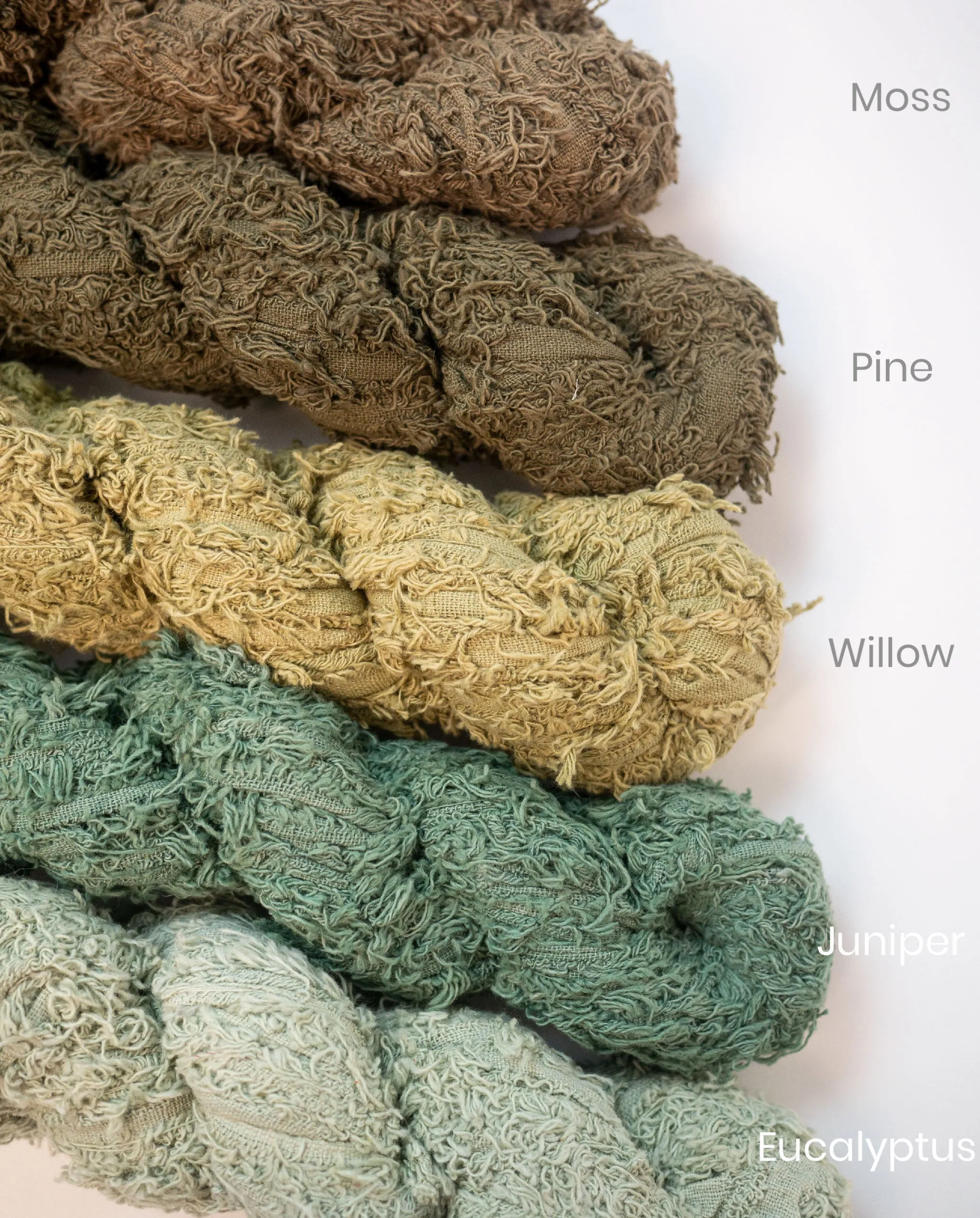 Recycled Cotton Frizz Ribbon, 30 m, 100 g