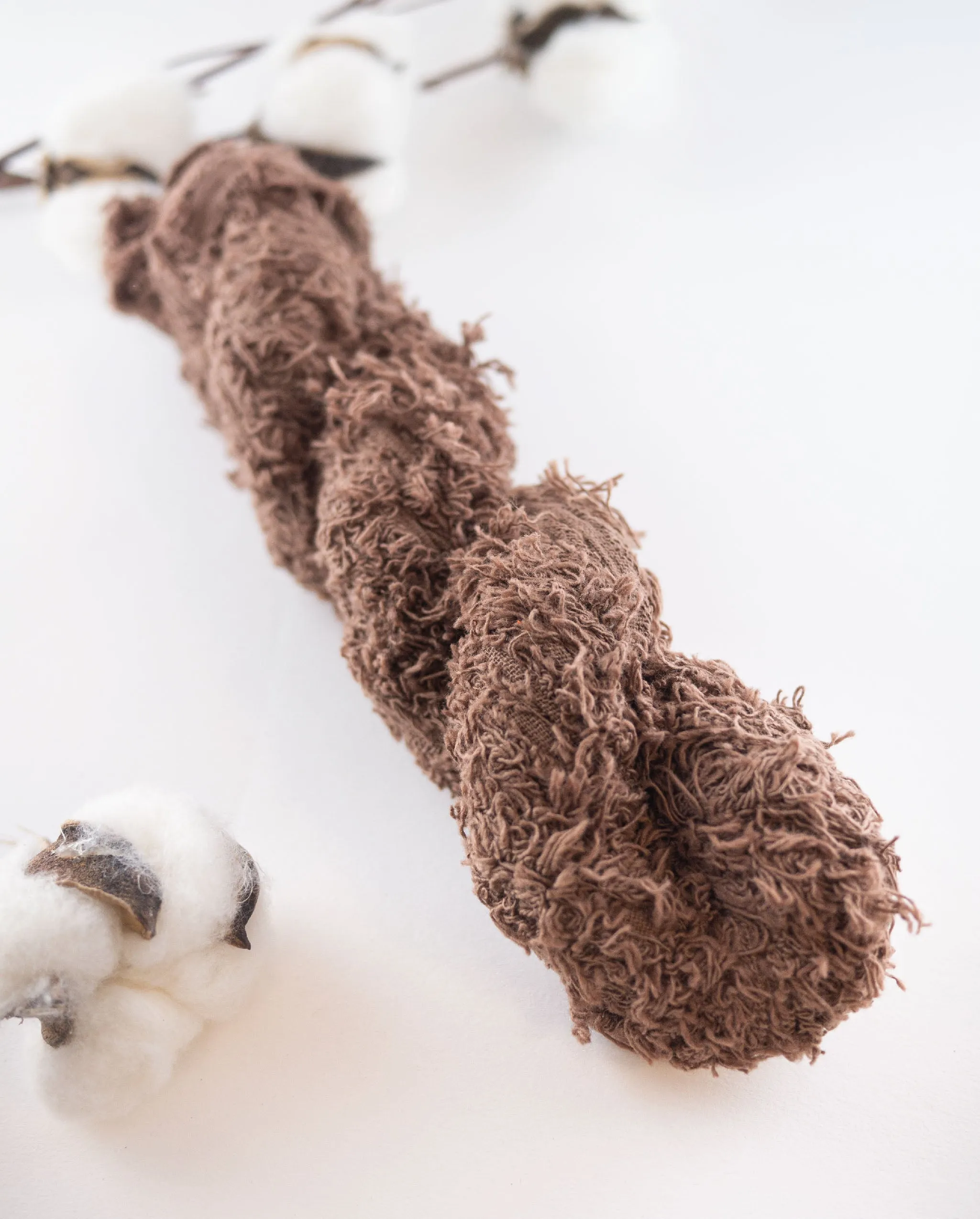 Recycled Cotton Frizz Ribbon, 30 m, 100 g