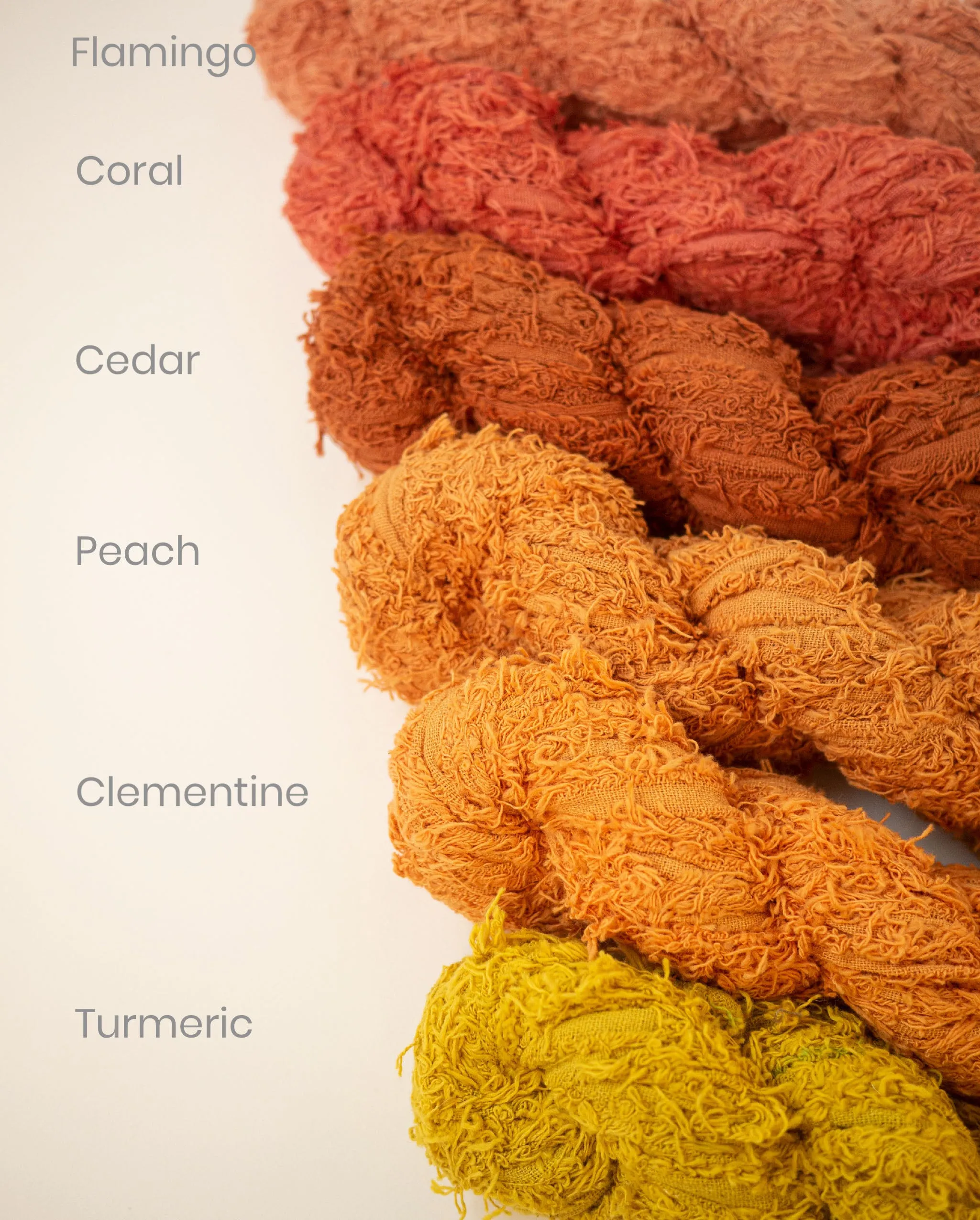 Recycled Cotton Frizz Ribbon, 30 m, 100 g