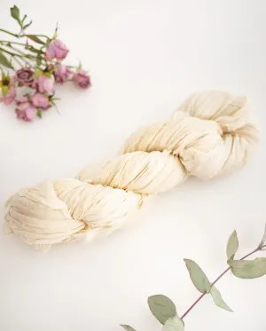 Recycled silk chiffon ribbon, 100g