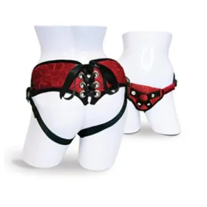 Red Lace Corsette Strap-on