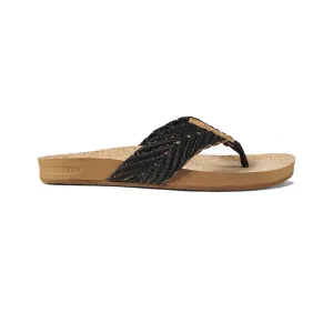 Reef Cushion Strand Black Natural Ladies