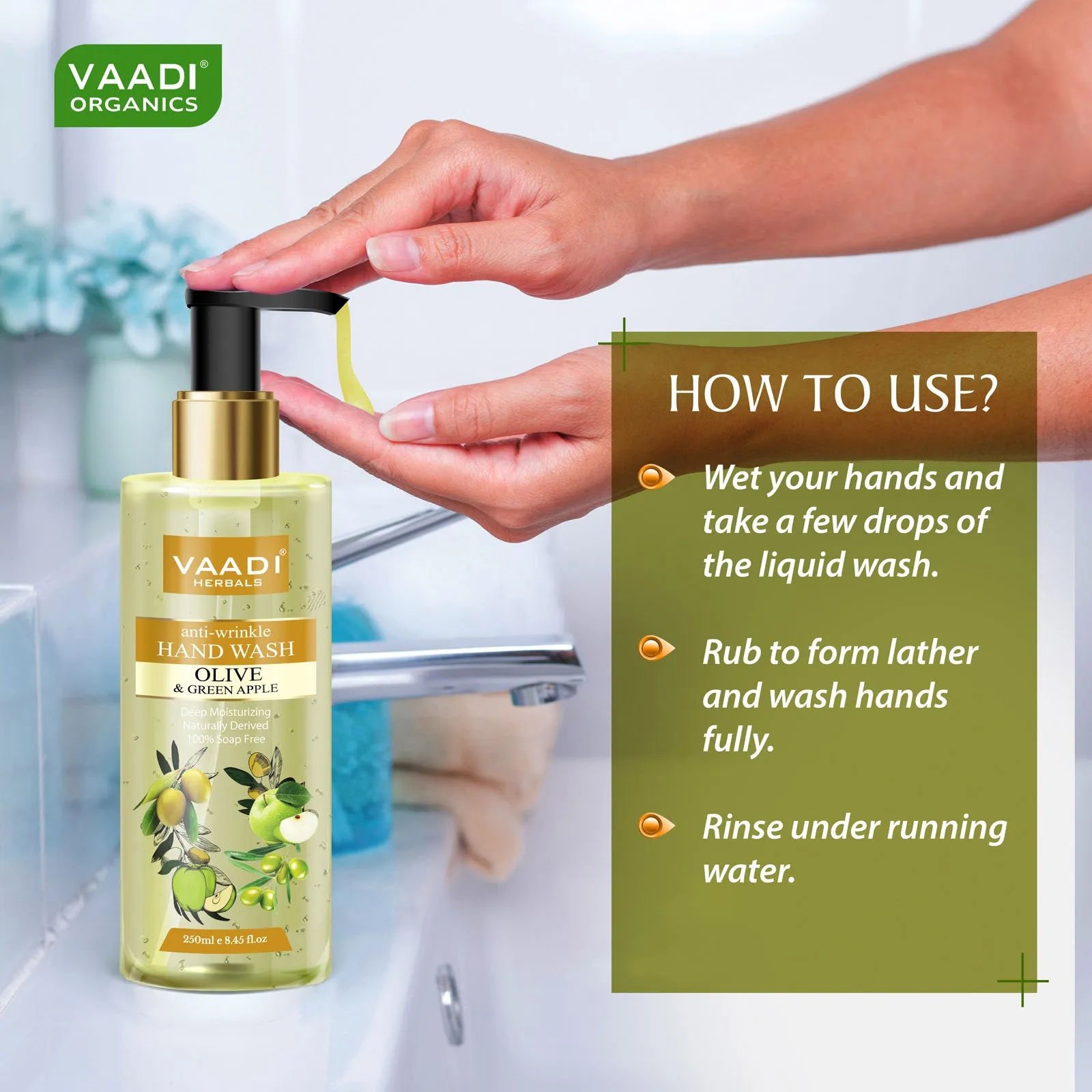 Rejuvenating - Pack of 2 Luxurious Handwash - Olive & Strawberry (250 ml x 2)