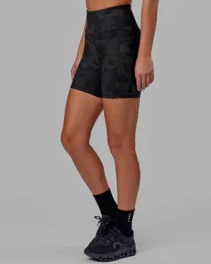 Rep Mid Short Tight - Black-Camo