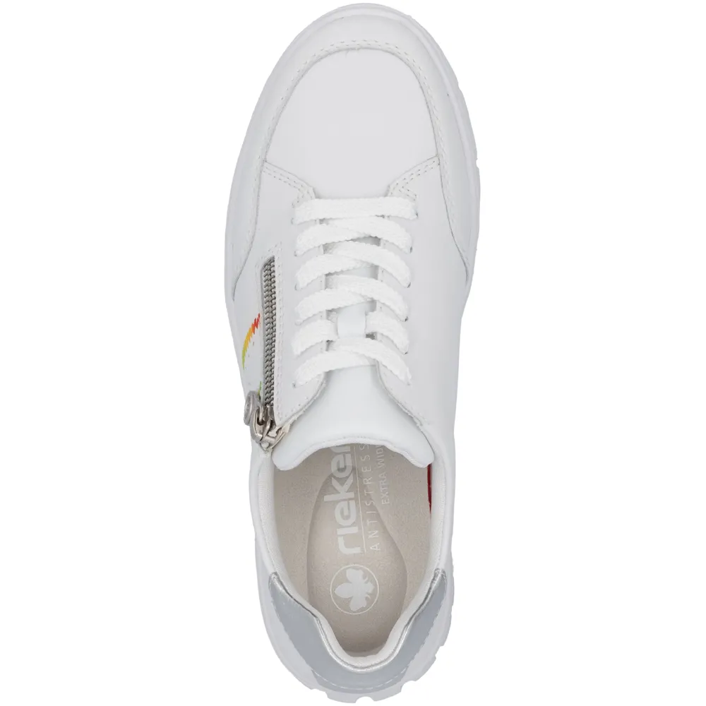 Rieker N1313-80 (Buxton) White Shoes