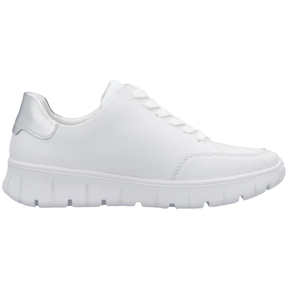 Rieker N1313-80 (Buxton) White Shoes