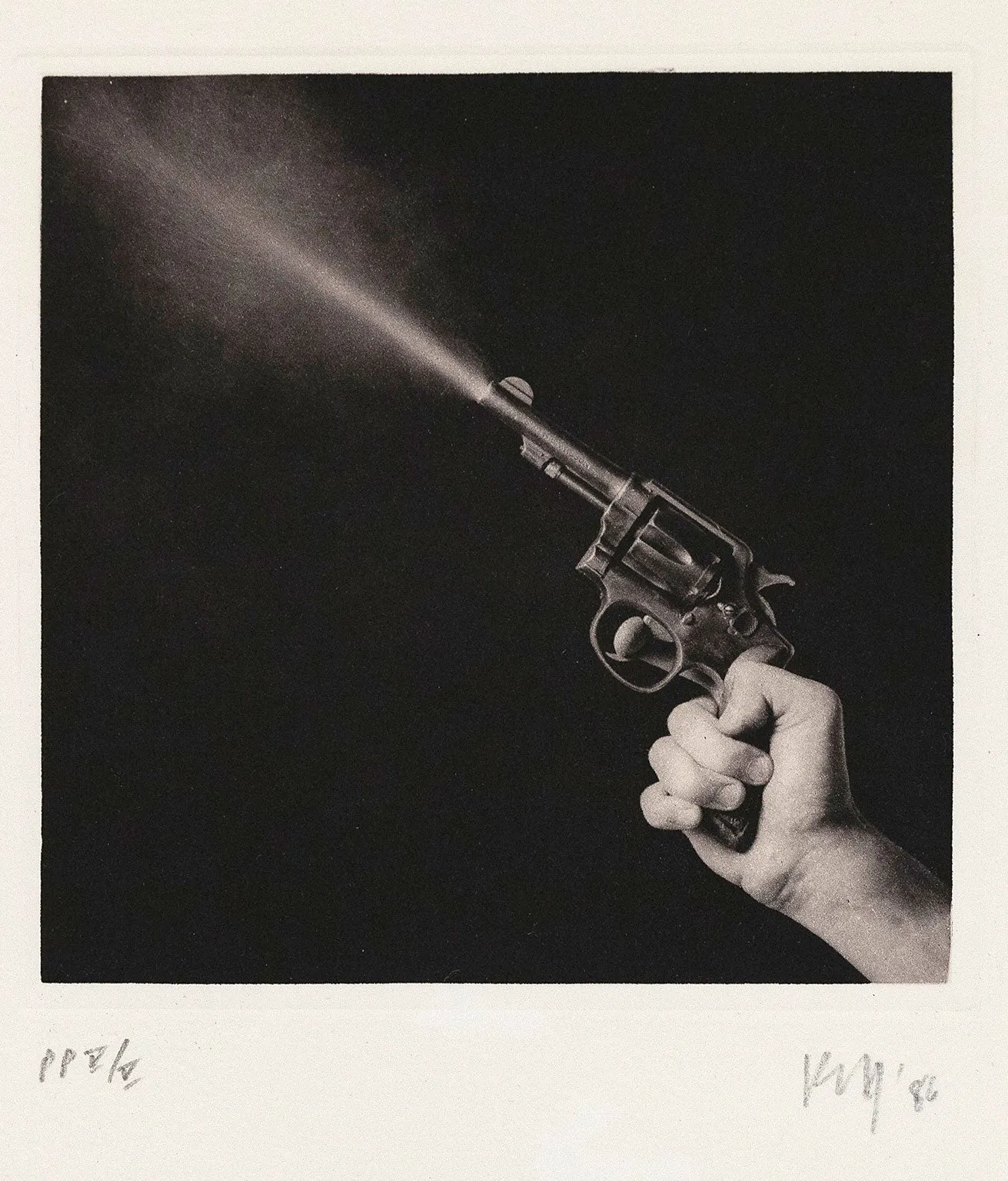 ROBERT MAPPLETHORPE "SEASON IN HELL: GUN" 1986