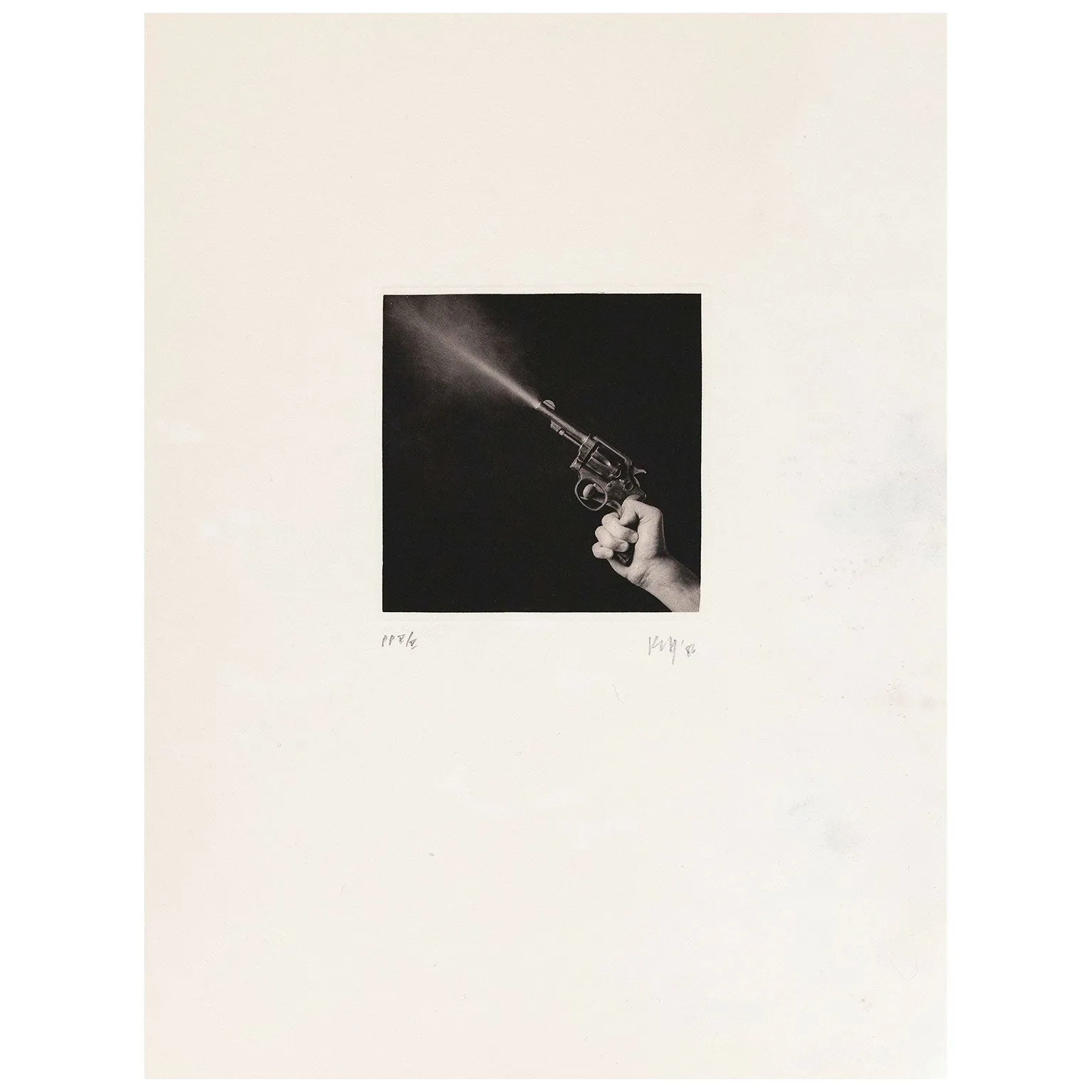 ROBERT MAPPLETHORPE "SEASON IN HELL: GUN" 1986