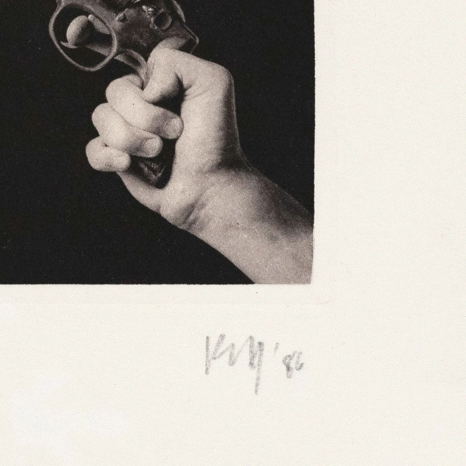 ROBERT MAPPLETHORPE "SEASON IN HELL: GUN" 1986