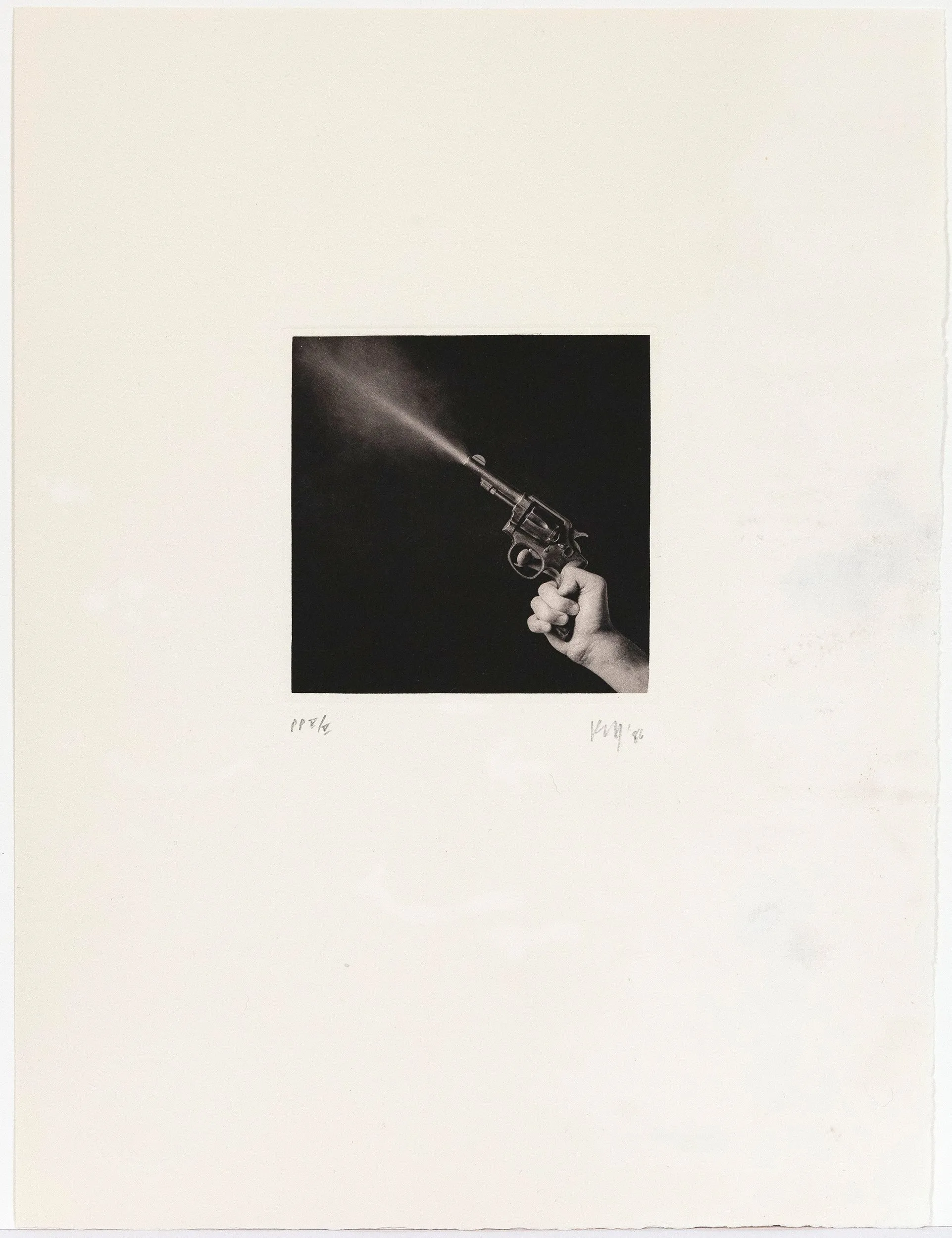 ROBERT MAPPLETHORPE "SEASON IN HELL: GUN" 1986