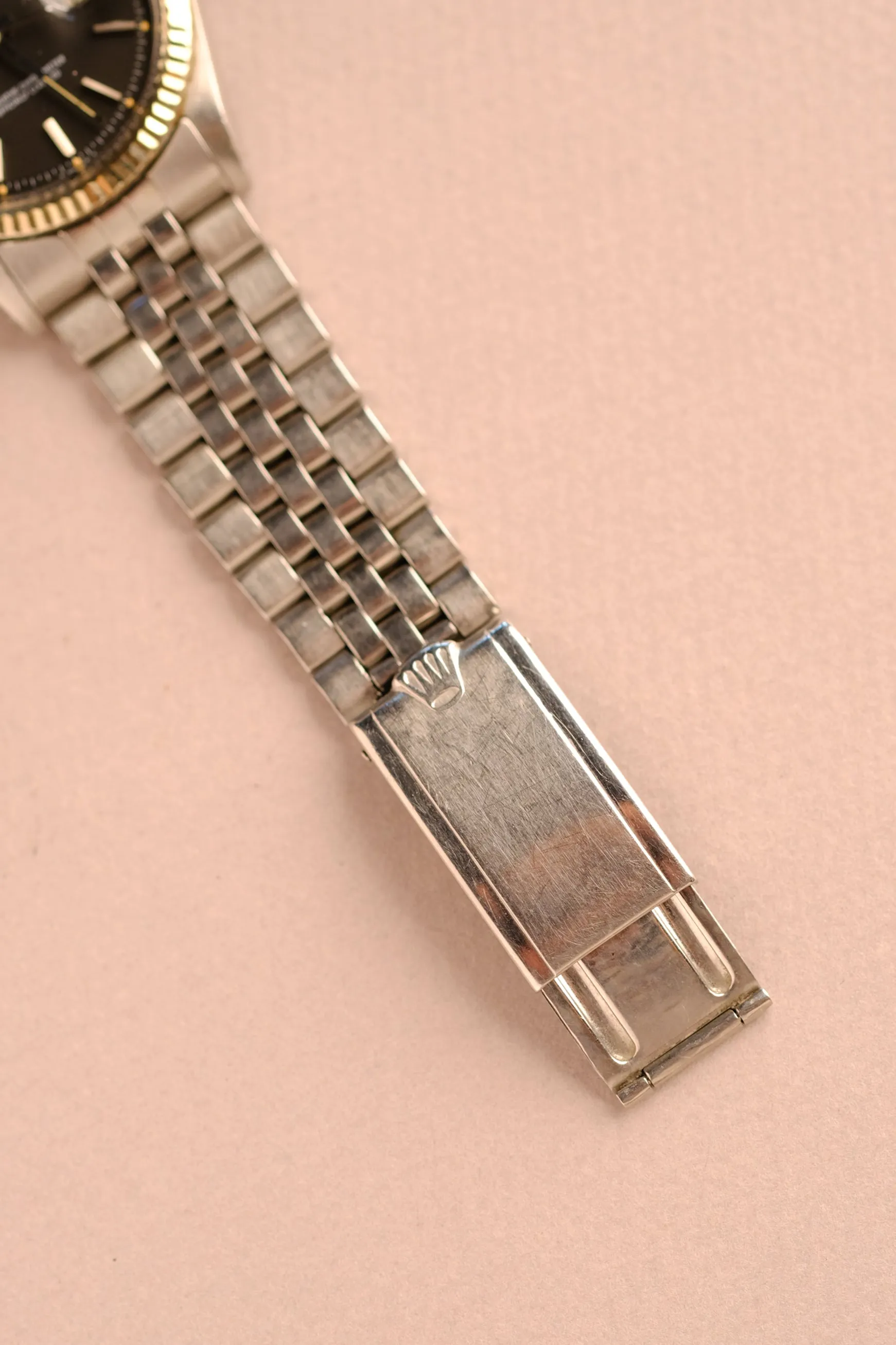 Rolex Datejust 1601 Black Matte Dial Pumpkin Patina - 1963