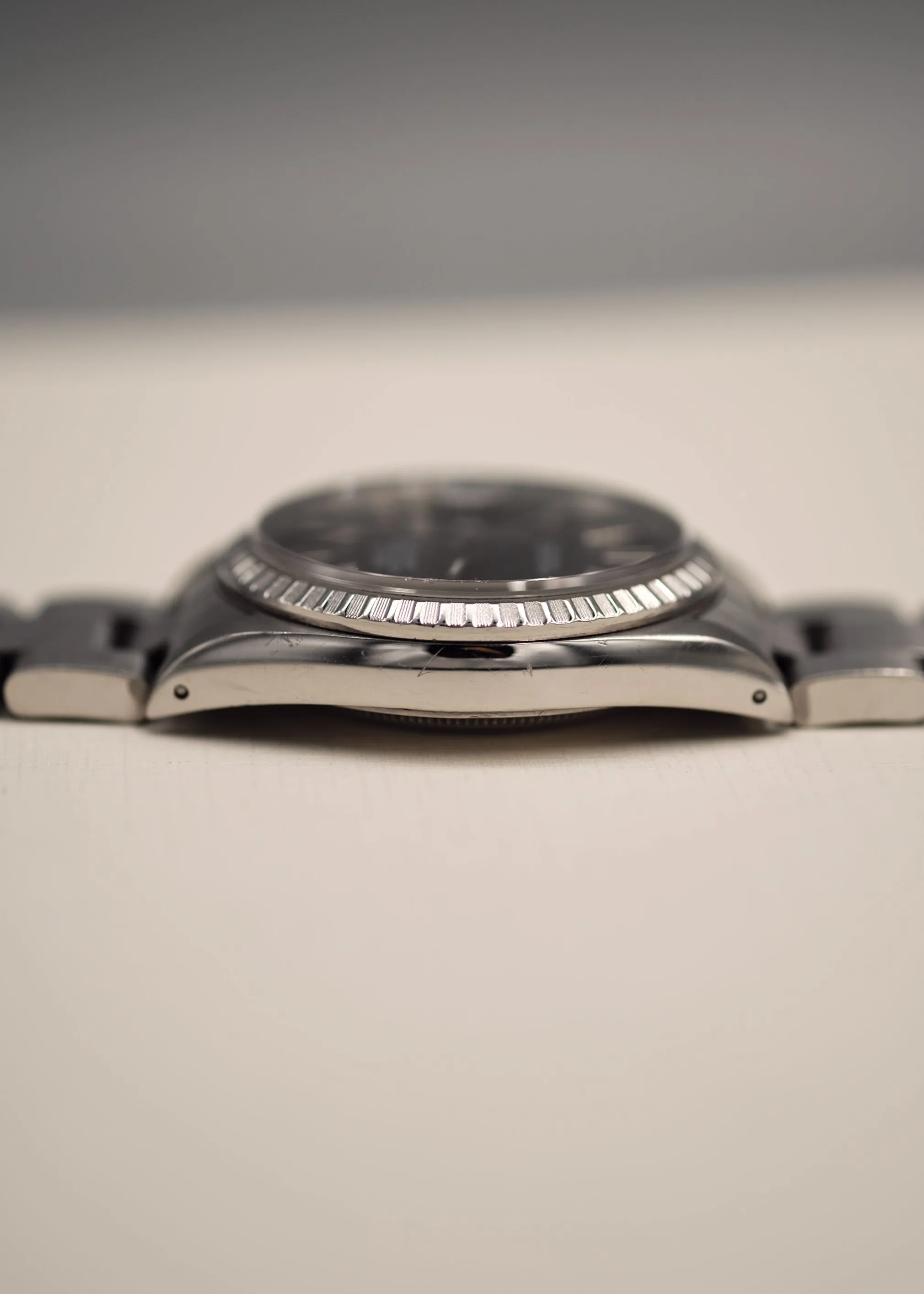 Rolex Datejust 16220 Black 'Sandy' Dial w/Papers - 1990