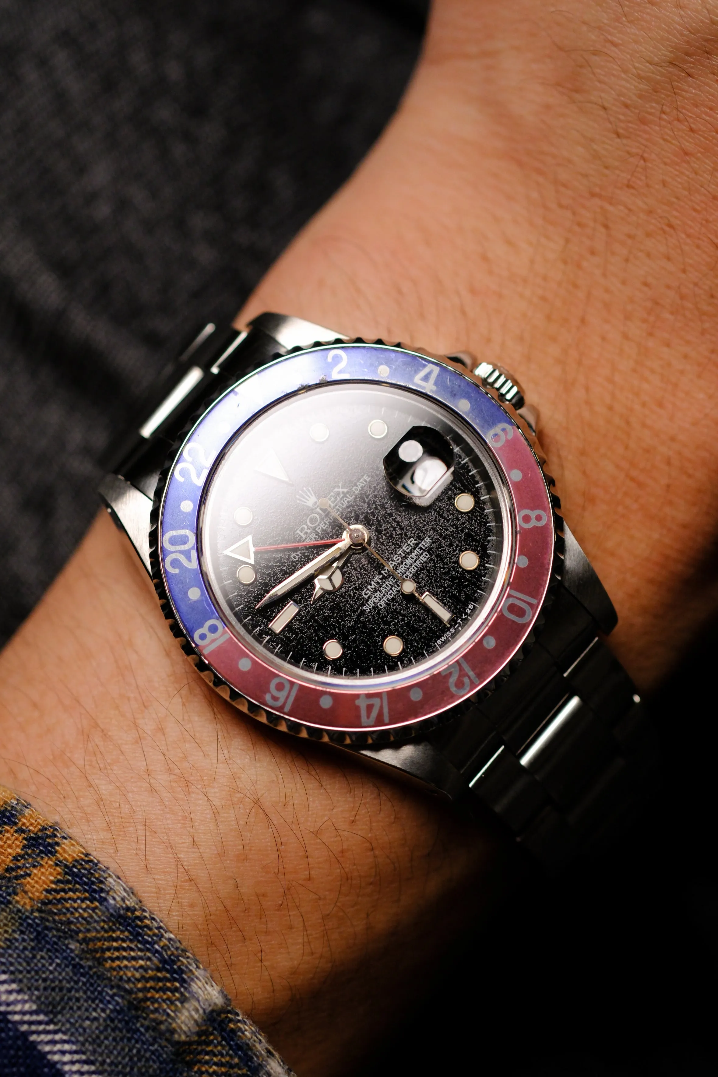 Rolex GMT Master I Pepsi 16700 Frosted Dial w/Faded Bezel - 1996
