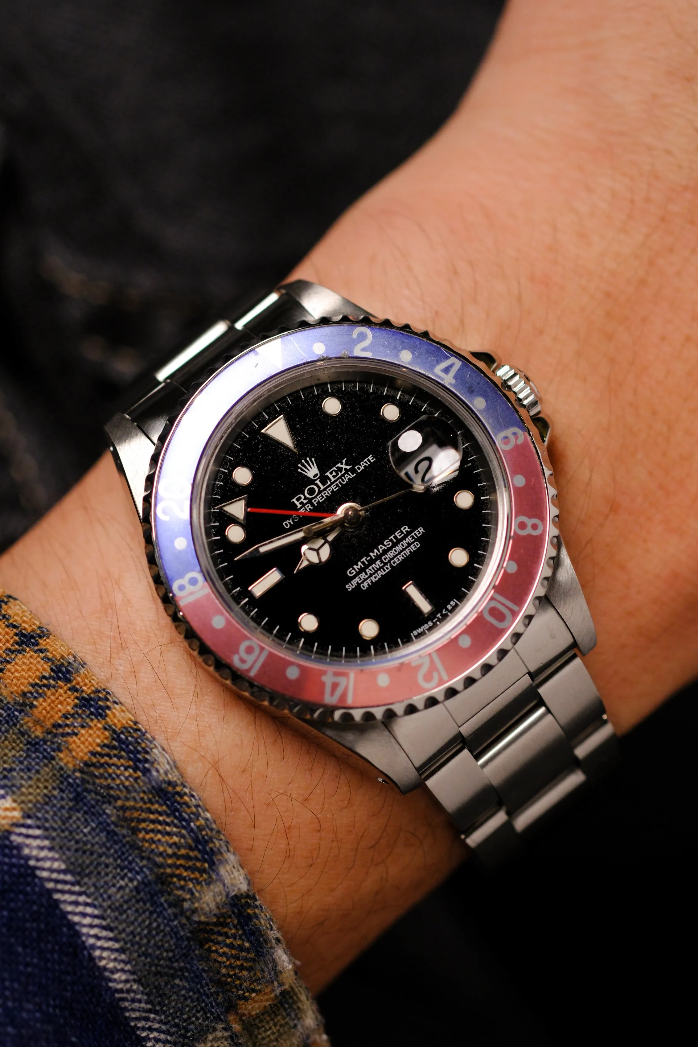 Rolex GMT Master I Pepsi 16700 Frosted Dial w/Faded Bezel - 1996