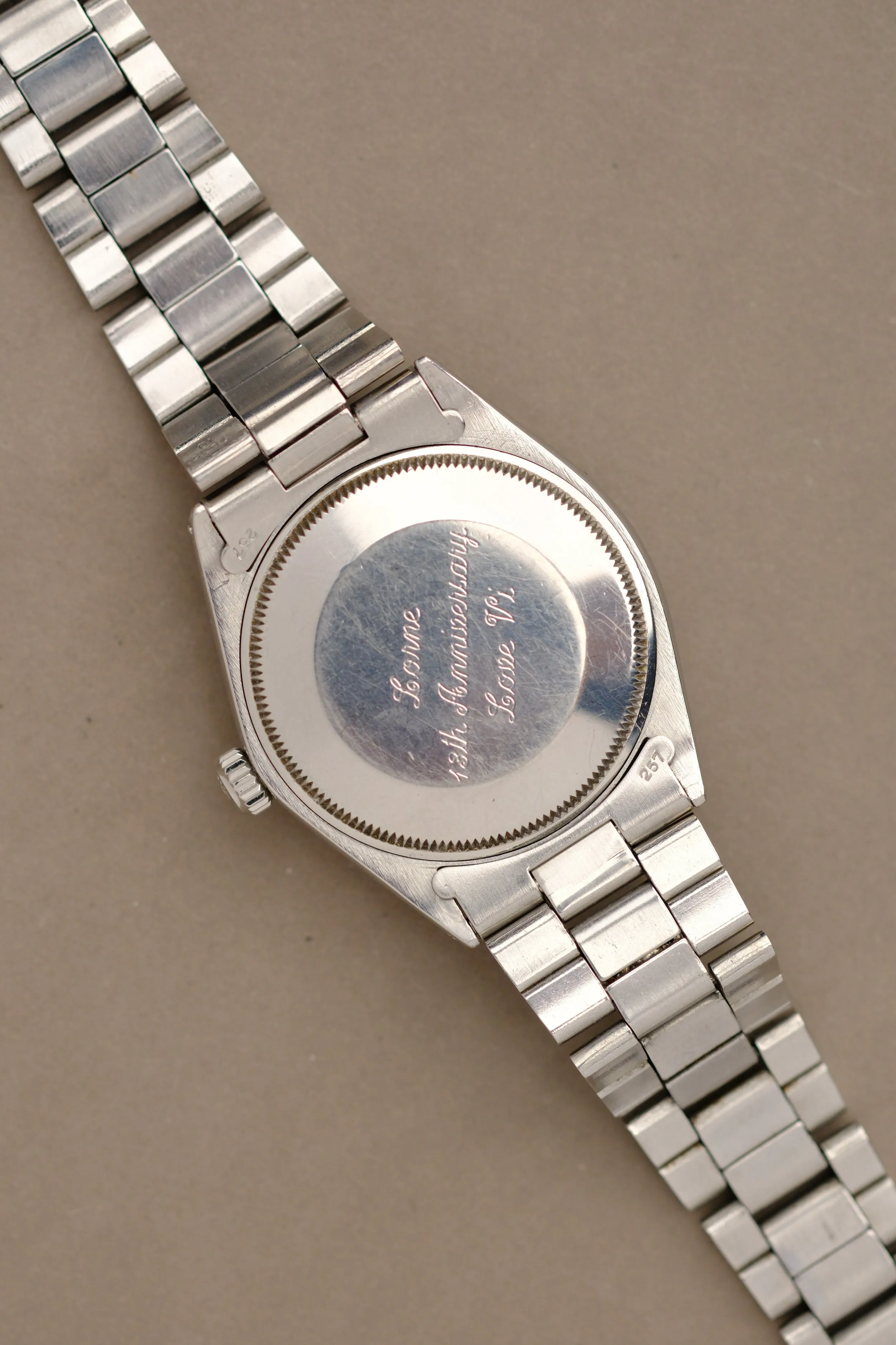 Rolex Oyster Date 1002 Lavender Dial w/ Service Paper - 1968