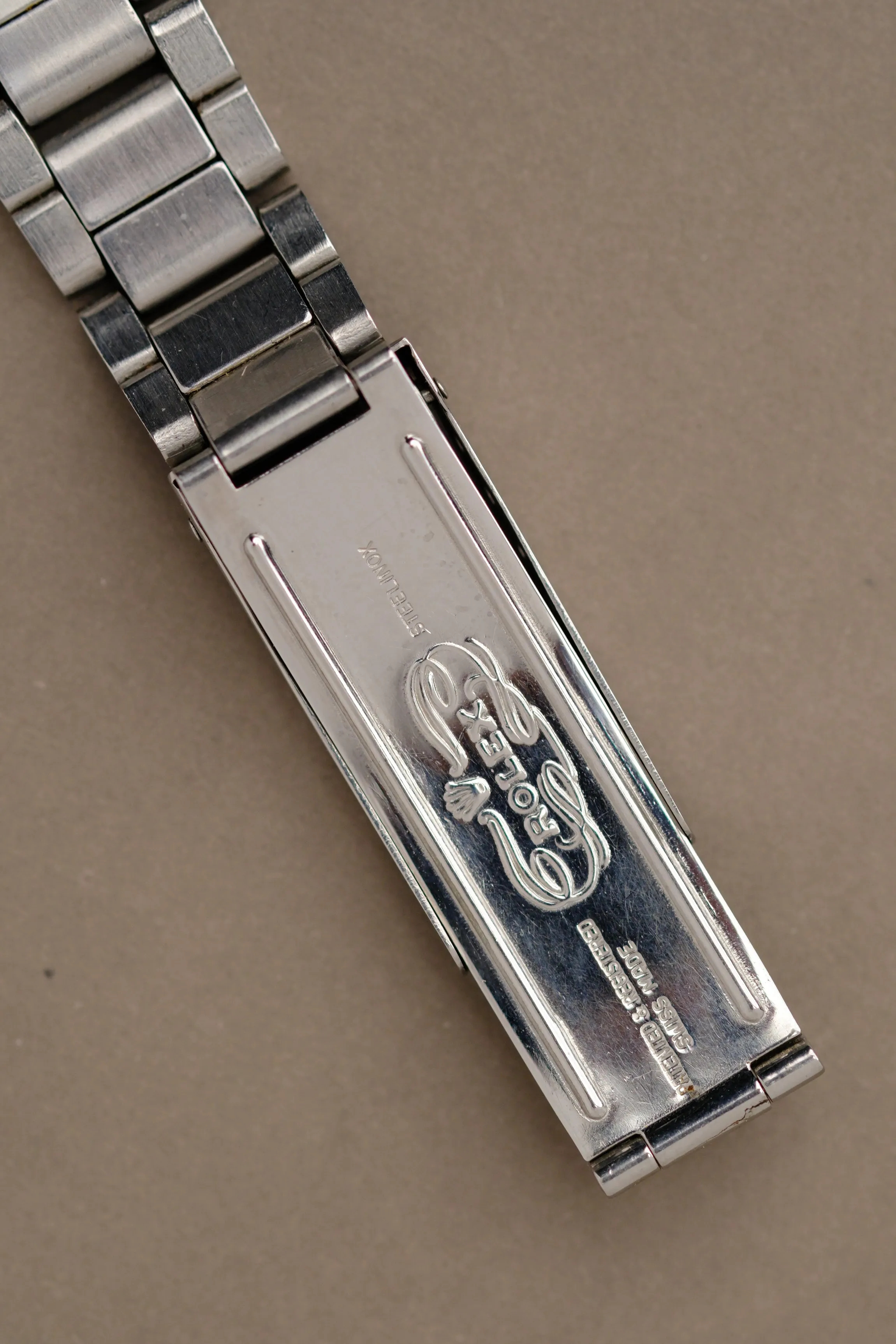 Rolex Oyster Date 1002 Lavender Dial w/ Service Paper - 1968