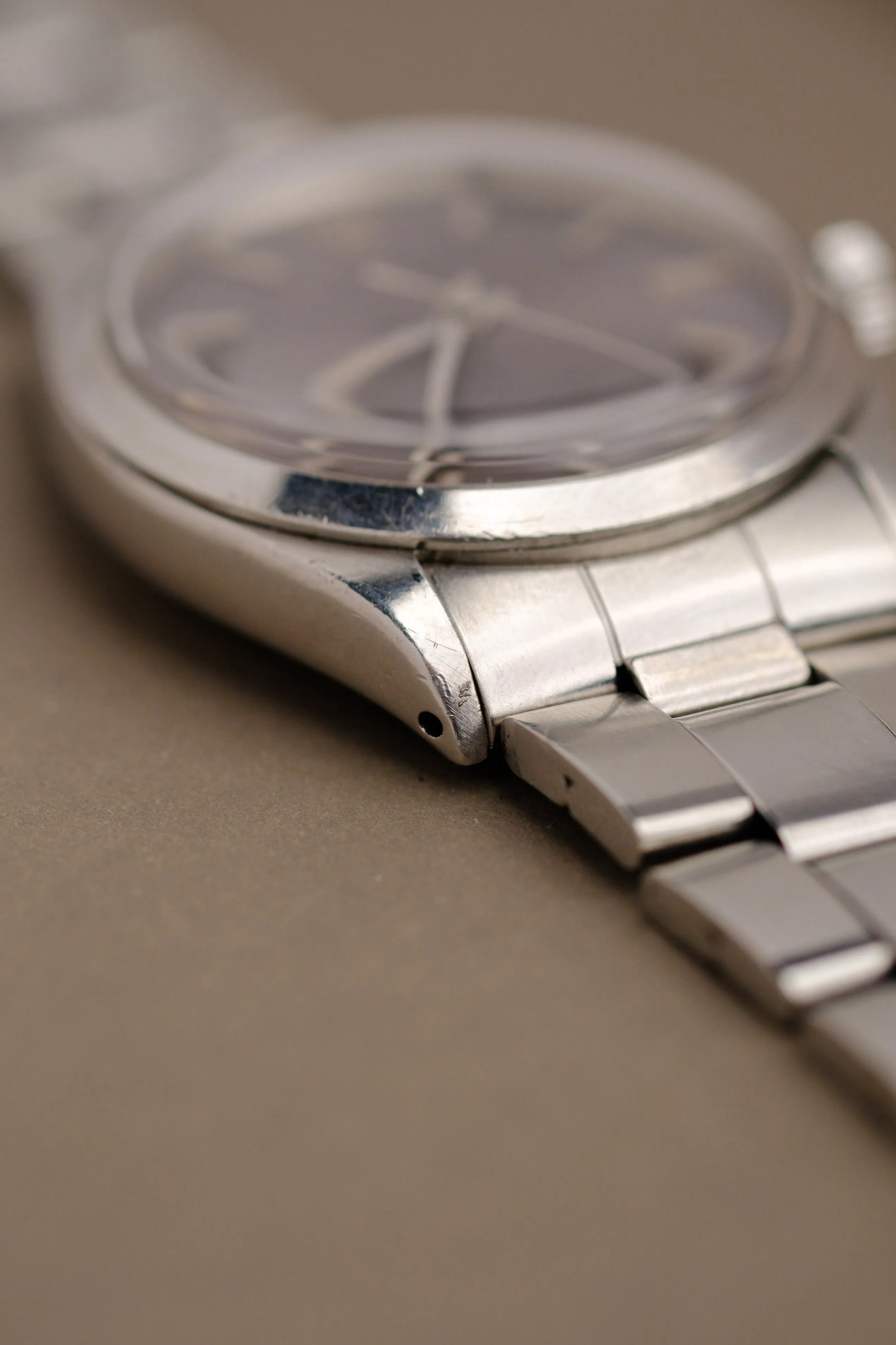 Rolex Oyster Date 1002 Lavender Dial w/ Service Paper - 1968
