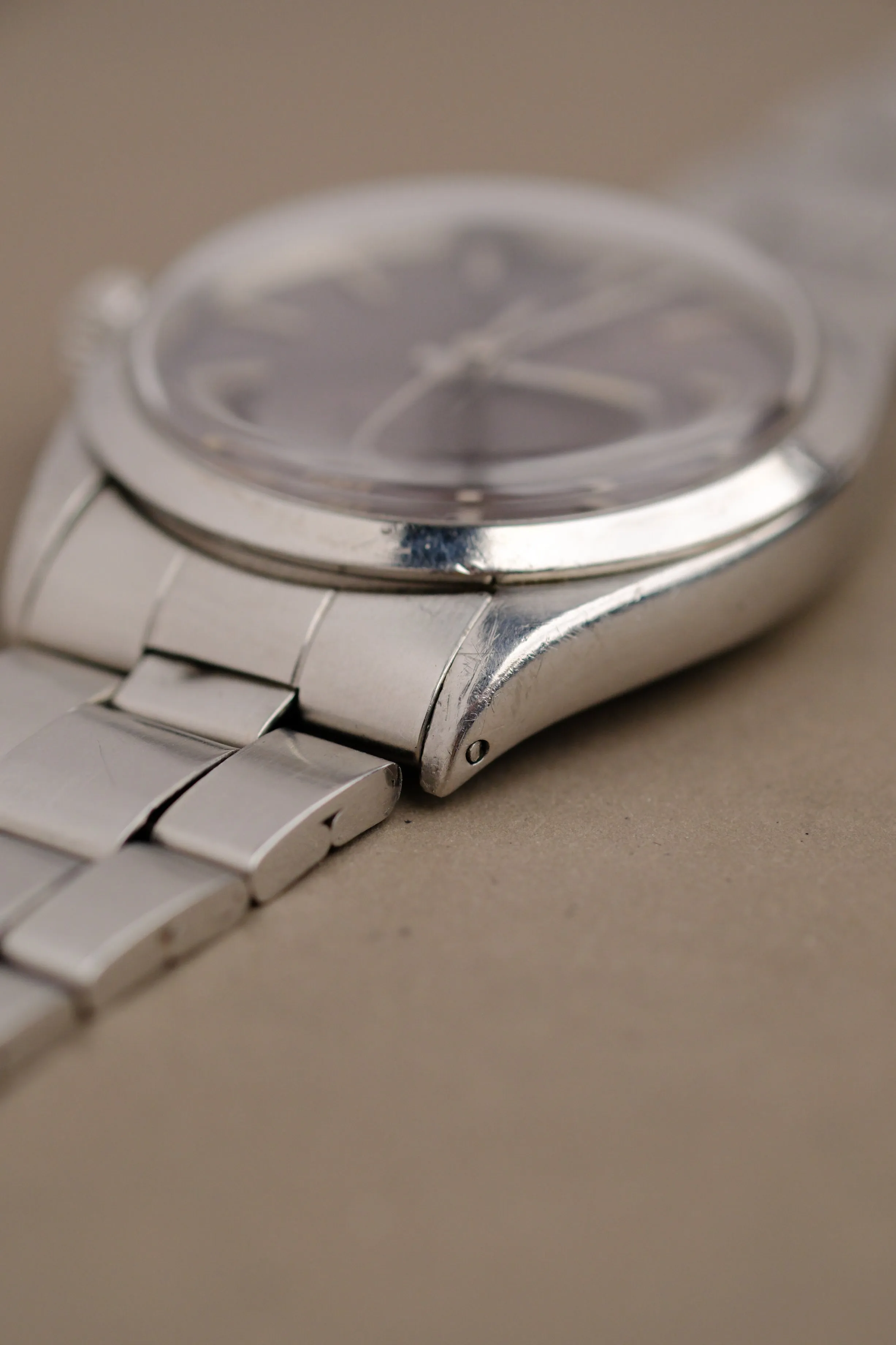 Rolex Oyster Date 1002 Lavender Dial w/ Service Paper - 1968