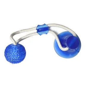 Rubber Ball With Suction Cup | Multifunction Chew Toy