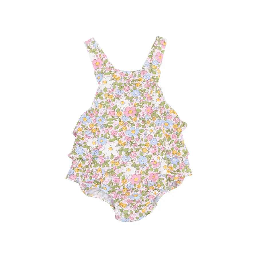 Ruffle Sunsuit | Bubbly Baby Calico