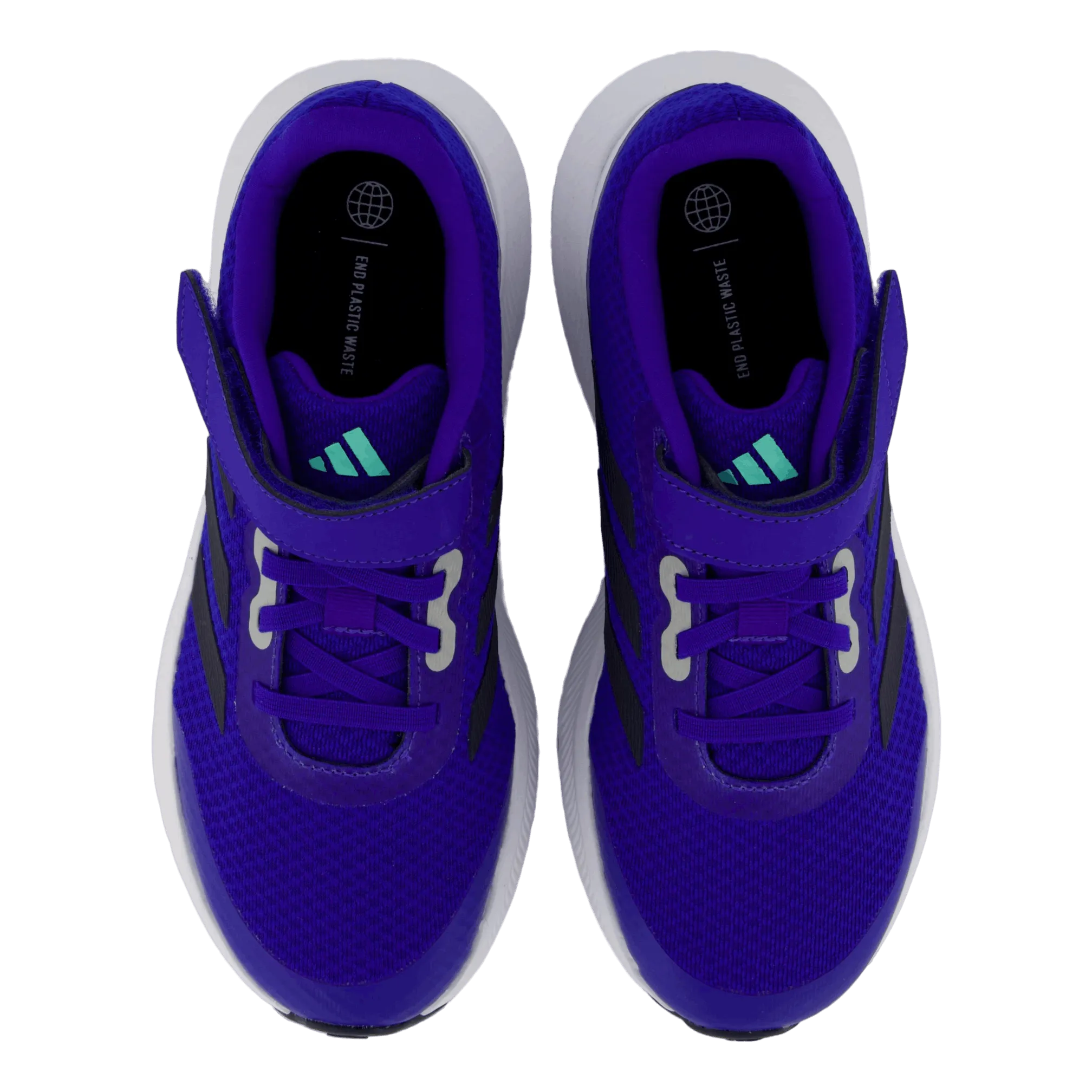 RunFalcon 3.0 Elastic Lace Top Strap Shoes Lucid Blue / Legend Ink / Cloud White