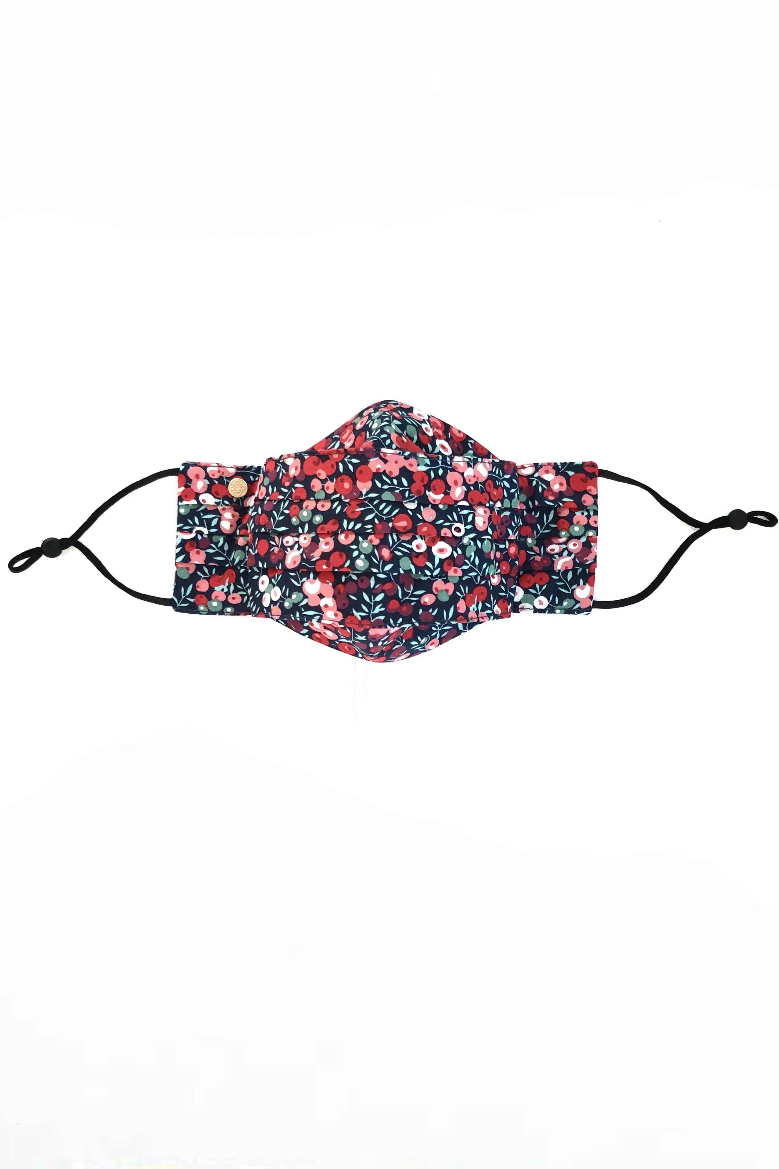 Safely Sip Mask in Winter Garden Floral