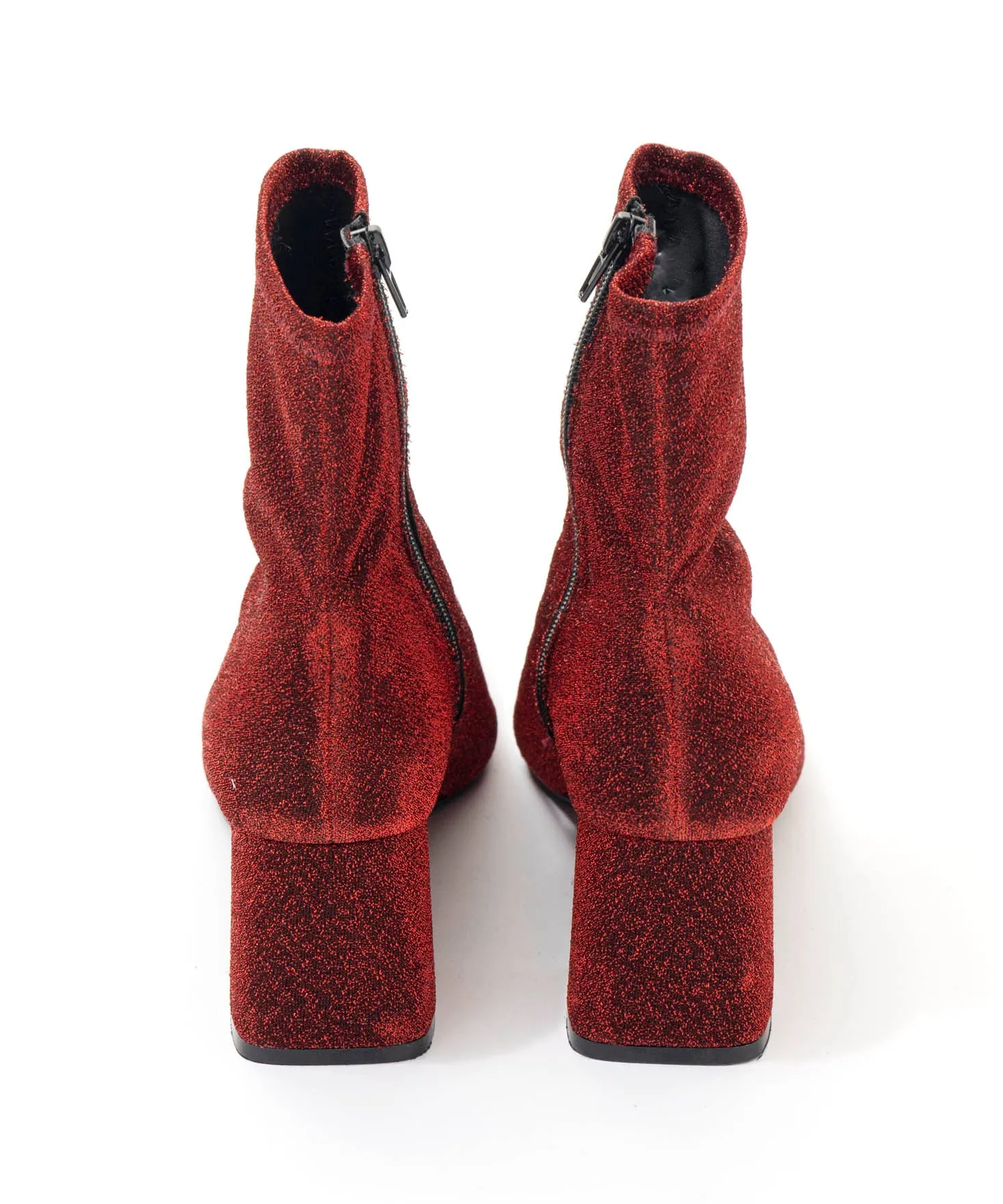 【SALE】Multi Fabric Stretch Short Boots