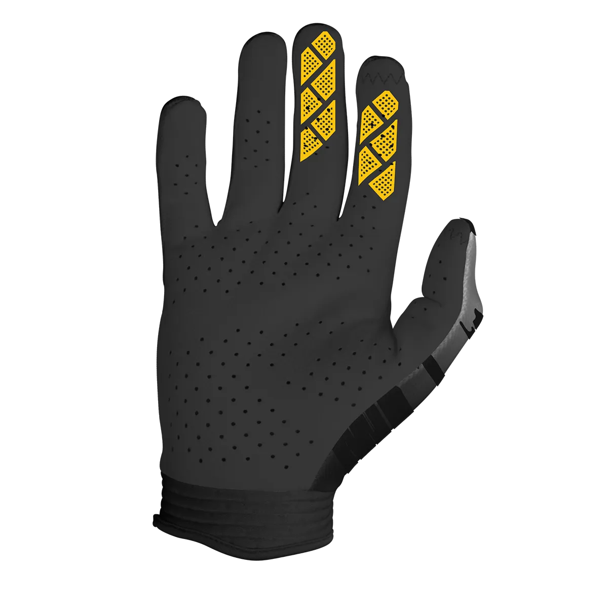 SALES SAMPLE : Seven Zero Clash Gloves (Black/Flo Yellow) (MD)