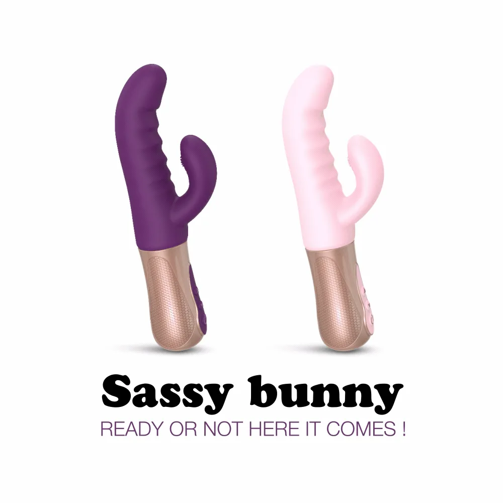 Sassy Bunny In Purple Rain - Love to Love