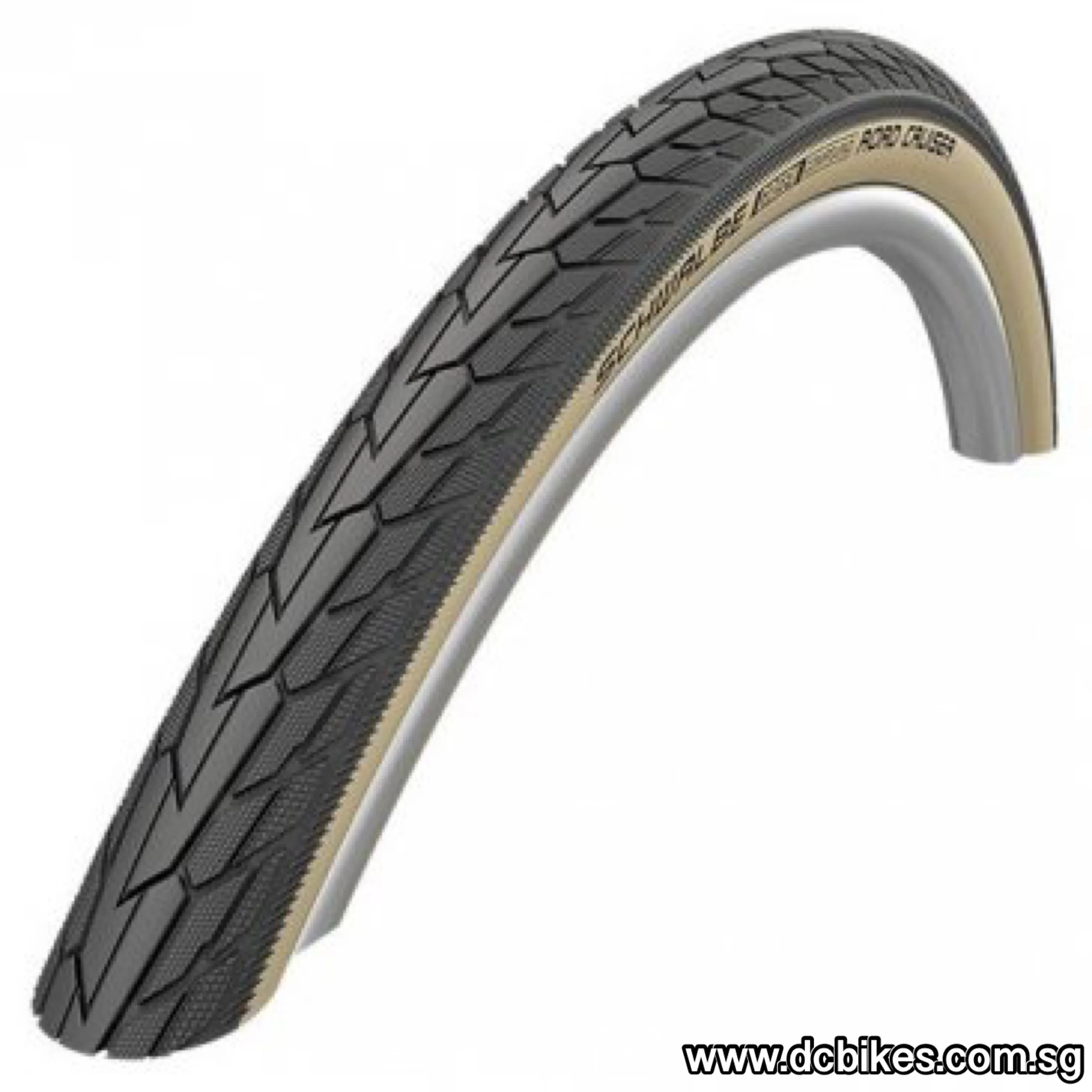 Schwalbe 26 X 1.75 Road Cruiser Skinwall | Black Wired Tyres Etrto : 47-559 (2 Tires)