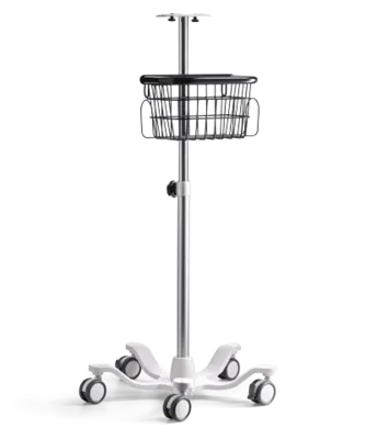 seca 475 - Rolling stand with basket for the mobile use of seca mBCA 525