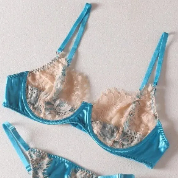 Set 2-Pcs 2in1 2-way Wear Panty Satin Women’s Kink Lingerie