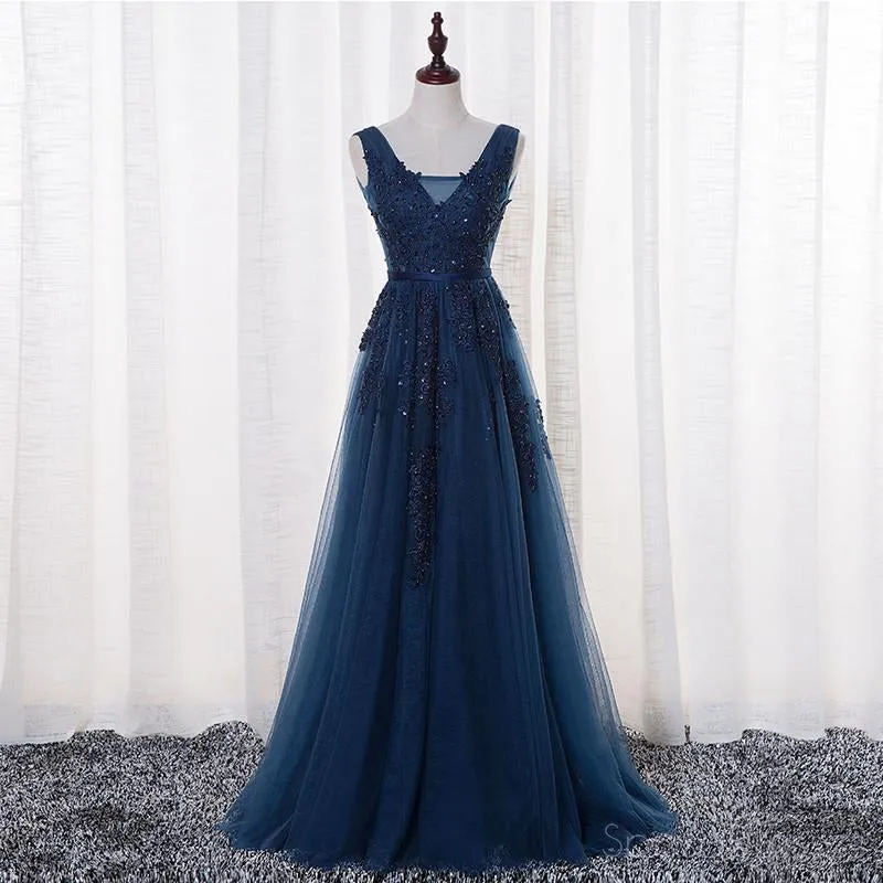 Sexy Backless Dark Red Lace Long Evening Prom Dresses, Popular 2018 Party Prom Dresses, Custom Long Prom Dresses, Cheap Formal Prom Dresses, 17212