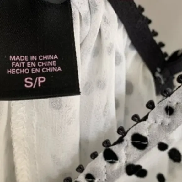 Sexy Chiffon Flyaway Front Polka Dot Babydoll Slip